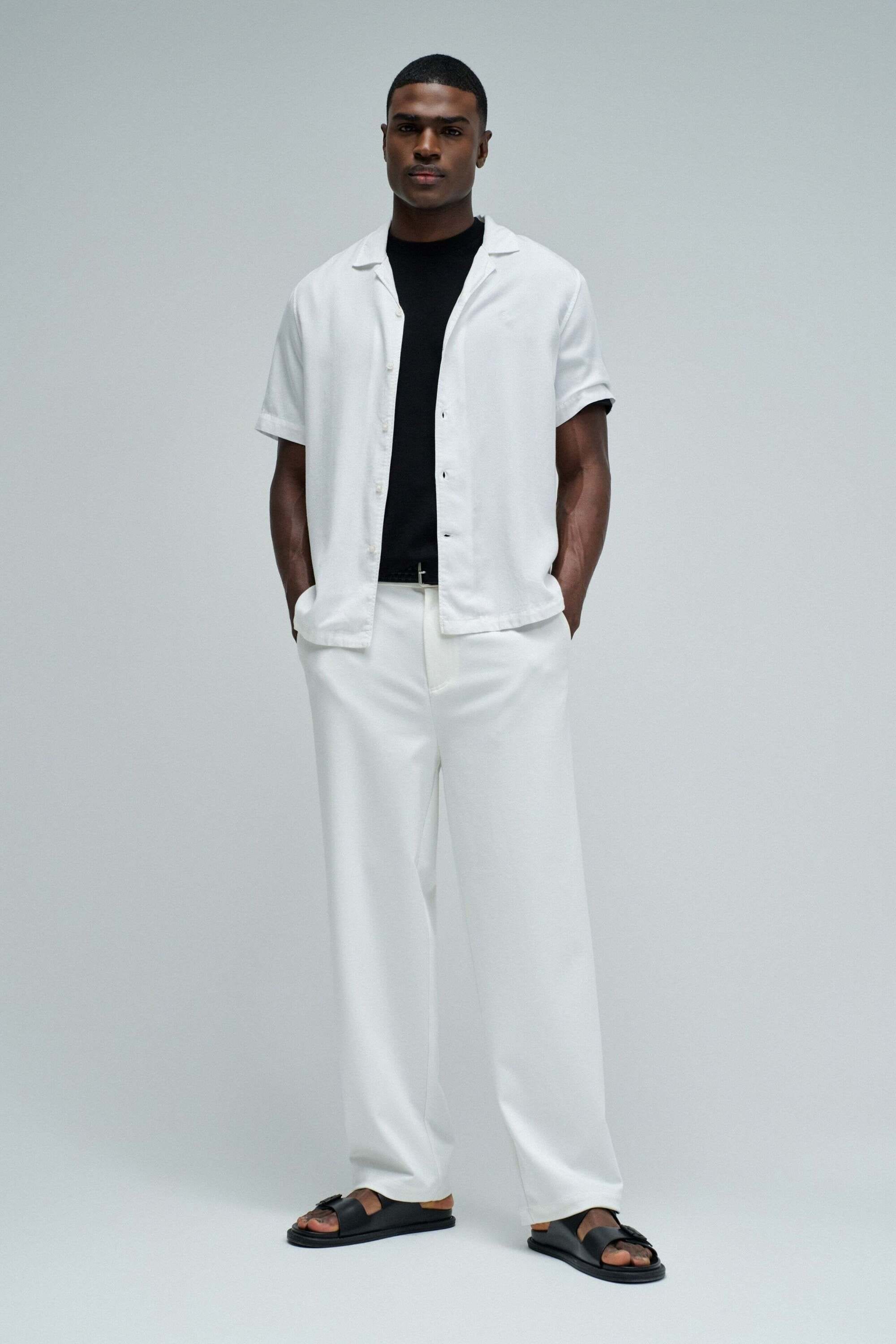 Salsa Chemise à manches courtes »Salsa Jeans Kurzarmhemd Shirt Light Denim«