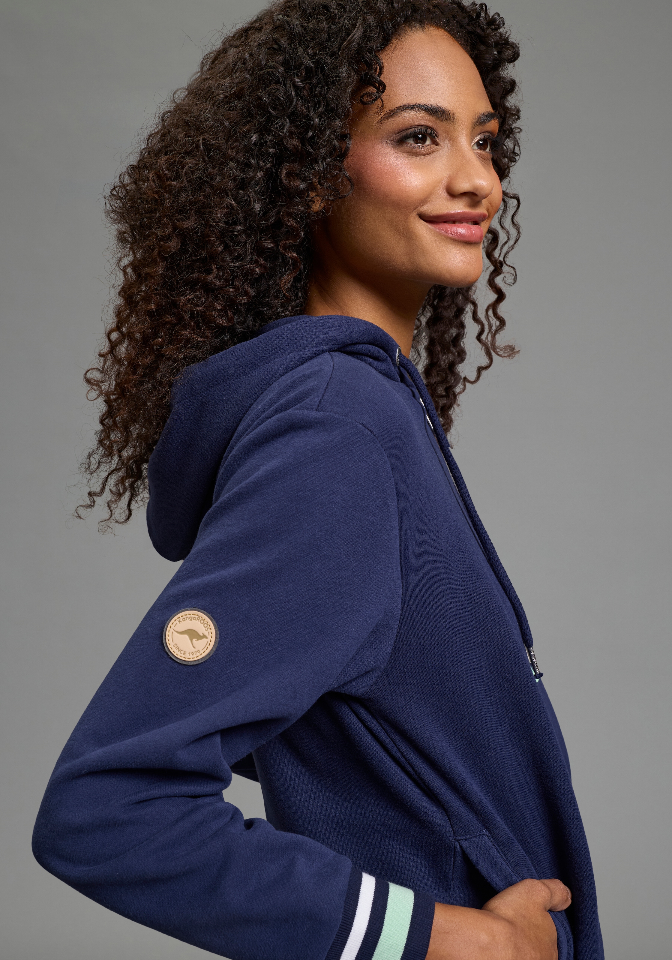 KangaROOS Sweat à capuche mit Neon-Details