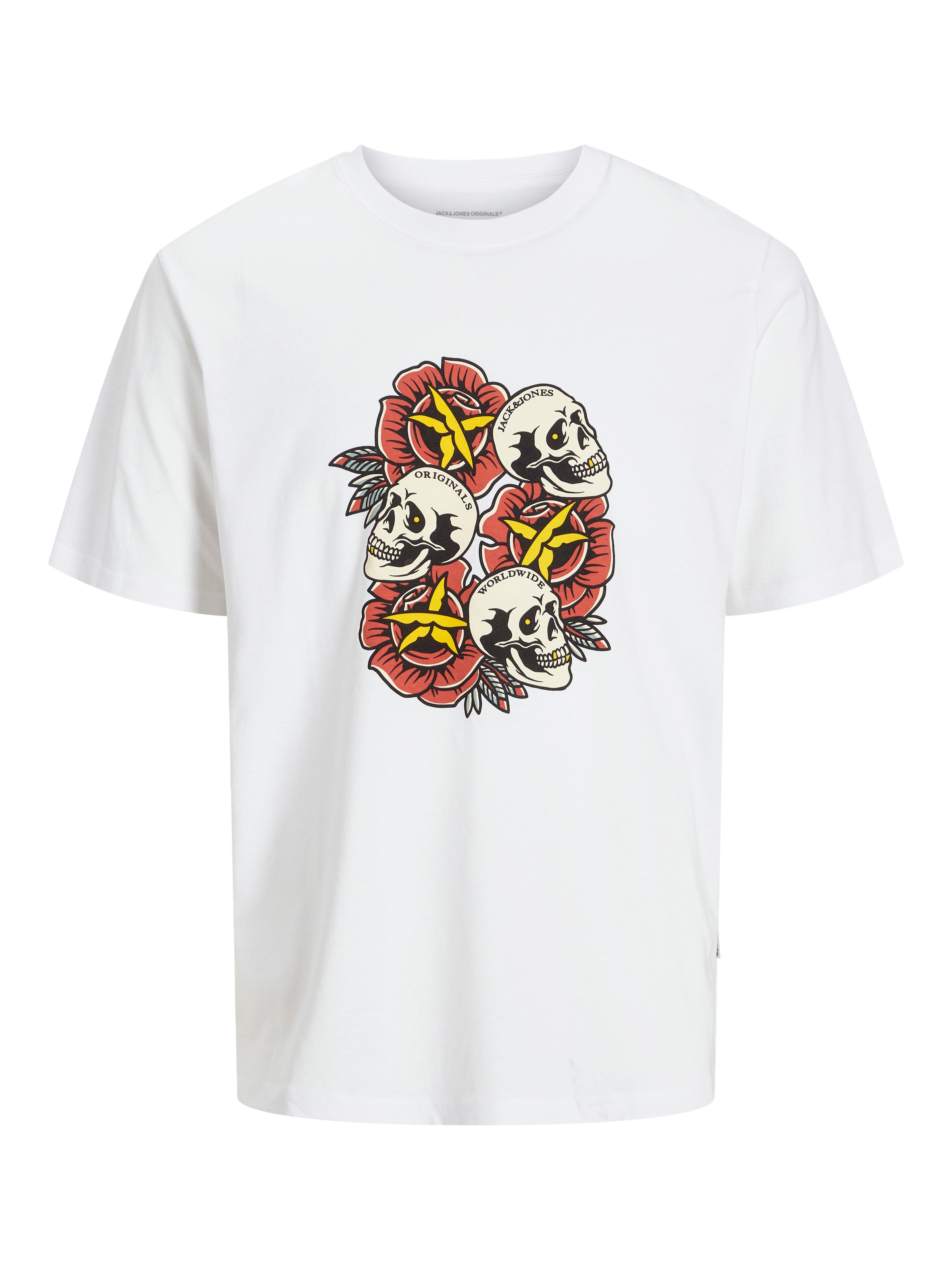 Jack & Jones T-Shirt »JORANATOMY SKULL TEE SS CREW NECK LN«