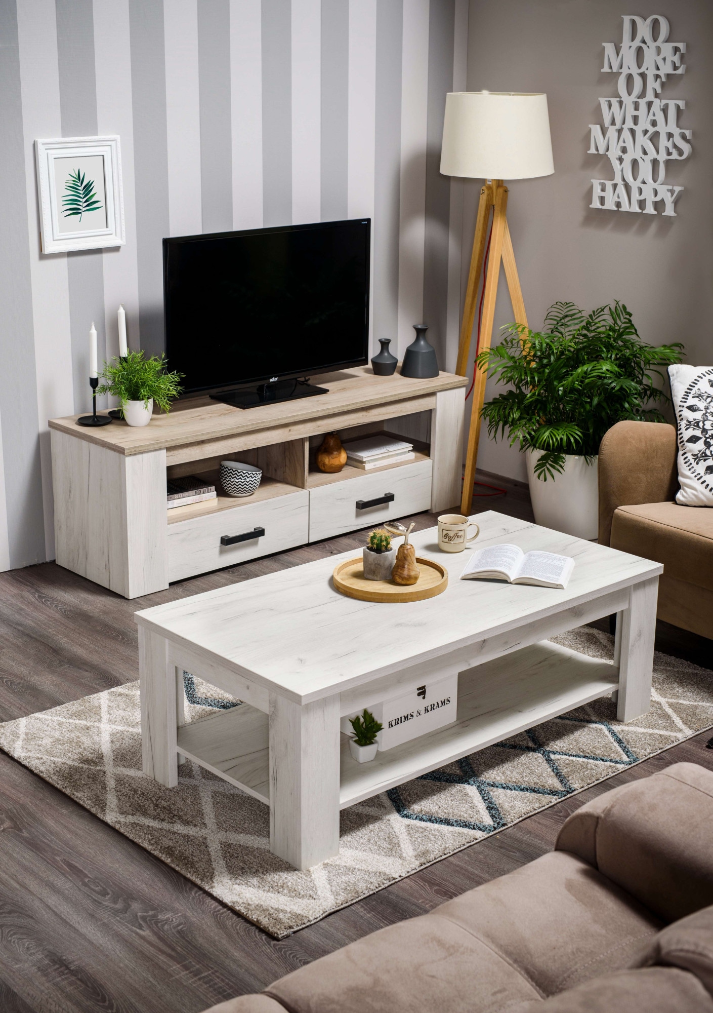 Home affaire Table basse »Kent TV-Lowboard« Meuble TV, largeur 151,5 cm