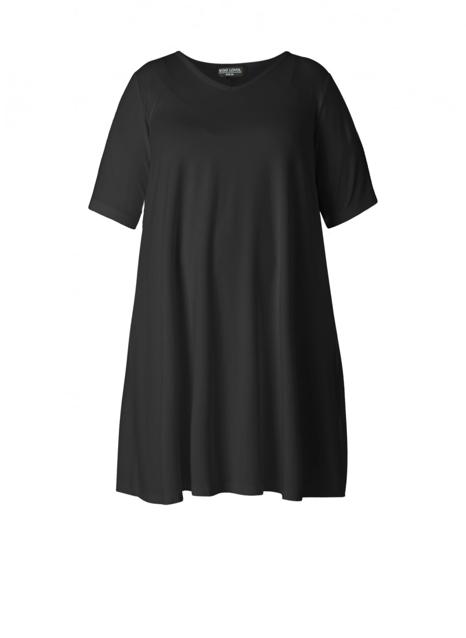 Base Level Curvy Robe t-shirt »Abernathy« Robe d'été en coupe légèrement évasée