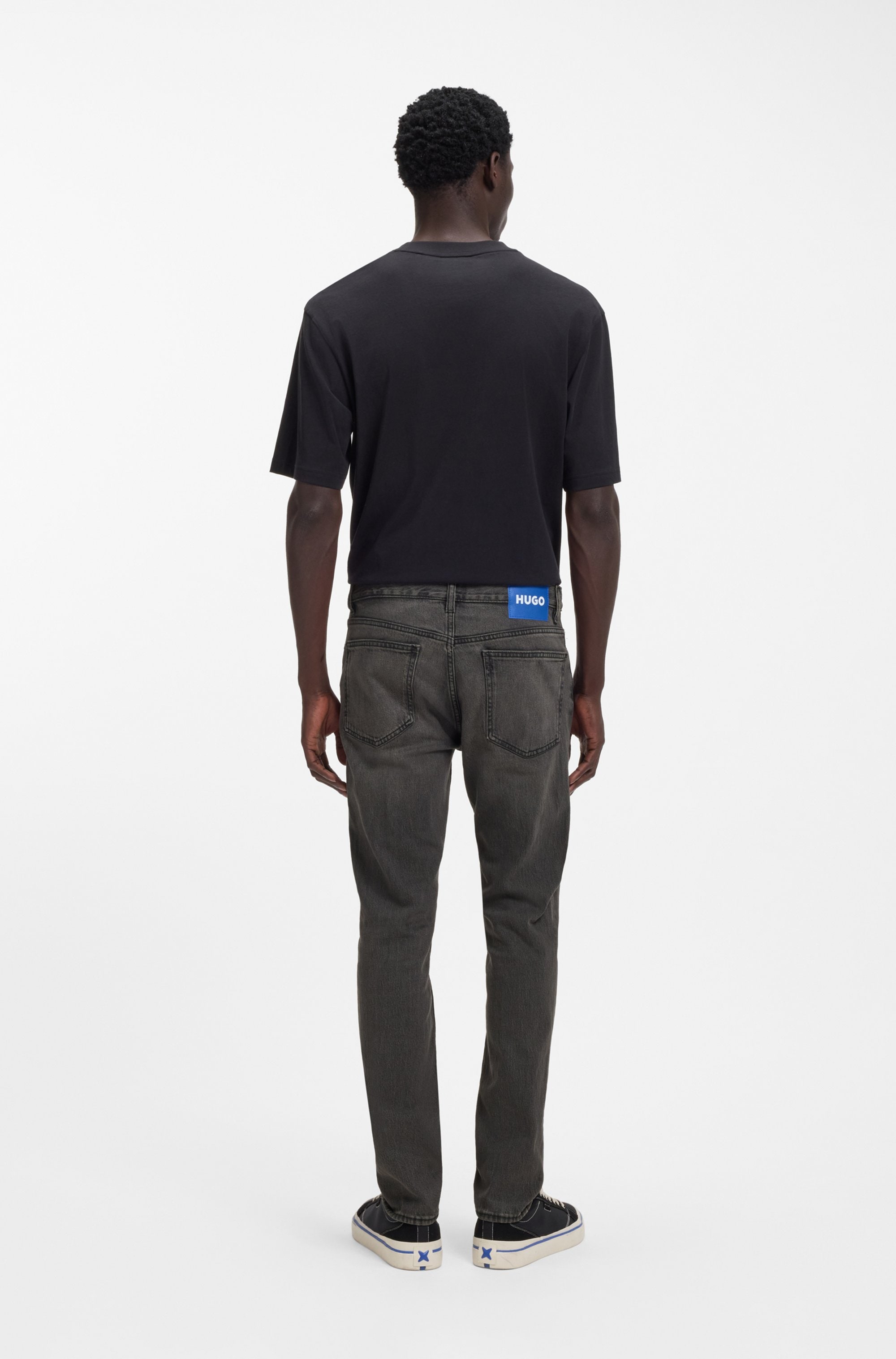 HUGO Slim-fit-Jeans »Ash« mit Stone-washed-Finish