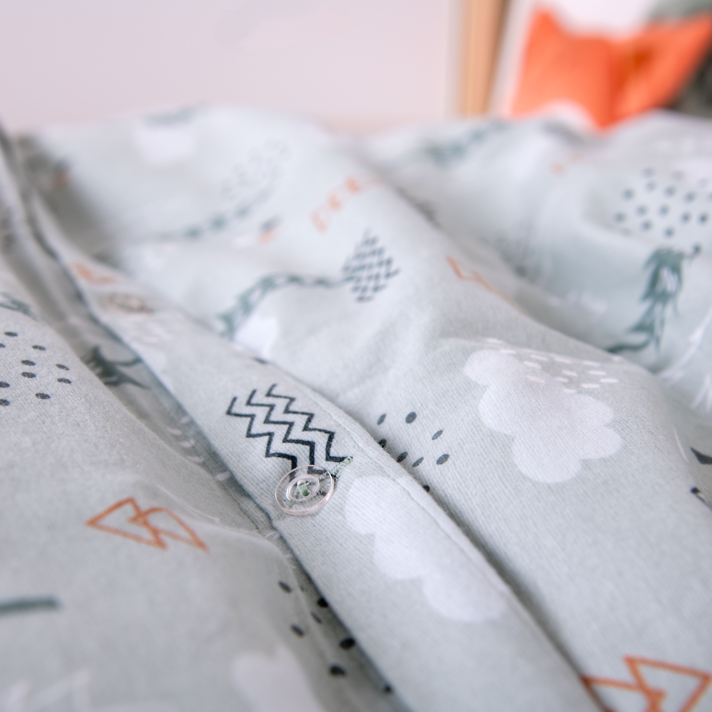 Baby Best Linge de lit pour bébé »babybest Nordic Forest« 2 cuis avec superbe motif réversible