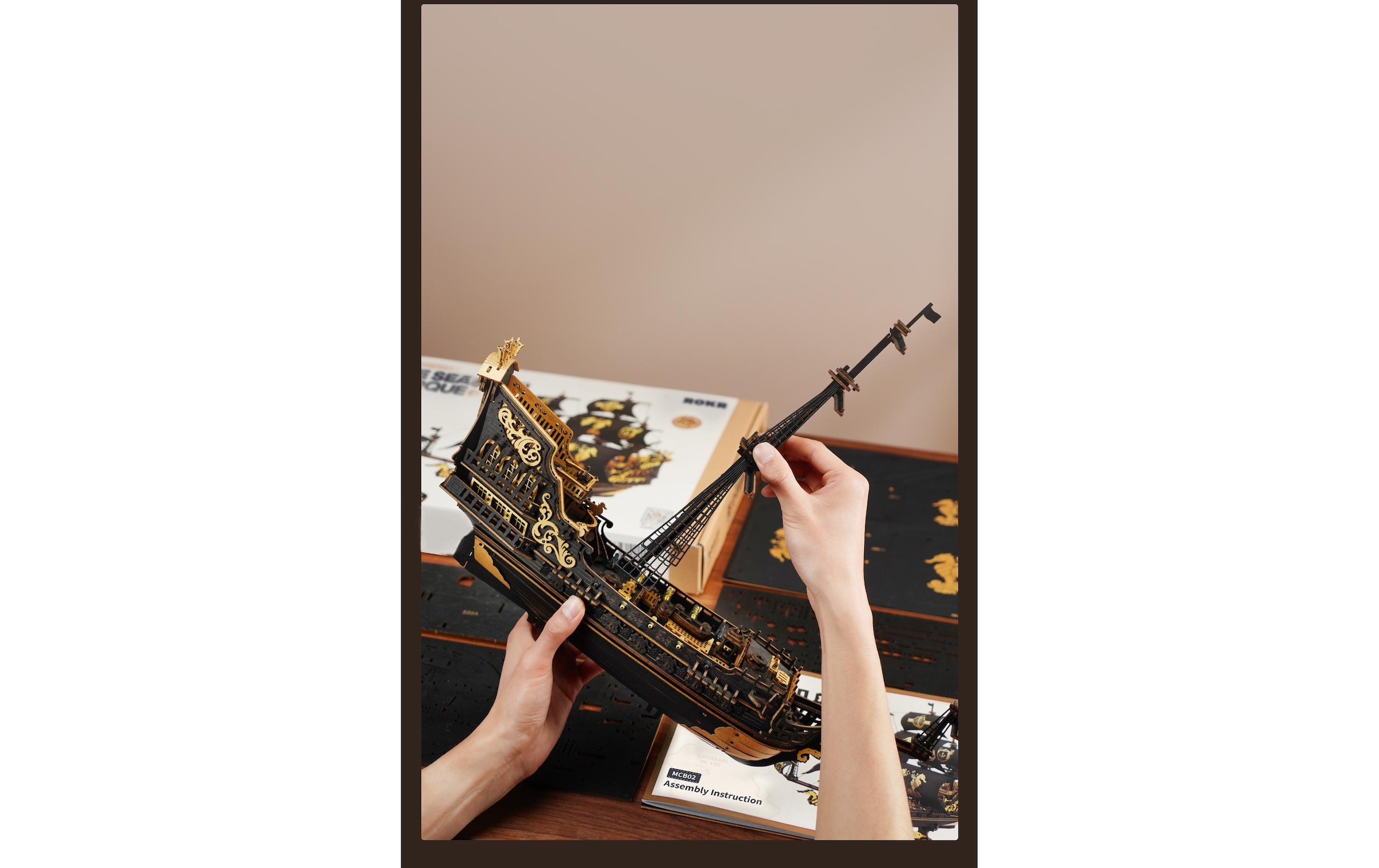   Modellbausatz »RoboTime Seepferd Barke«