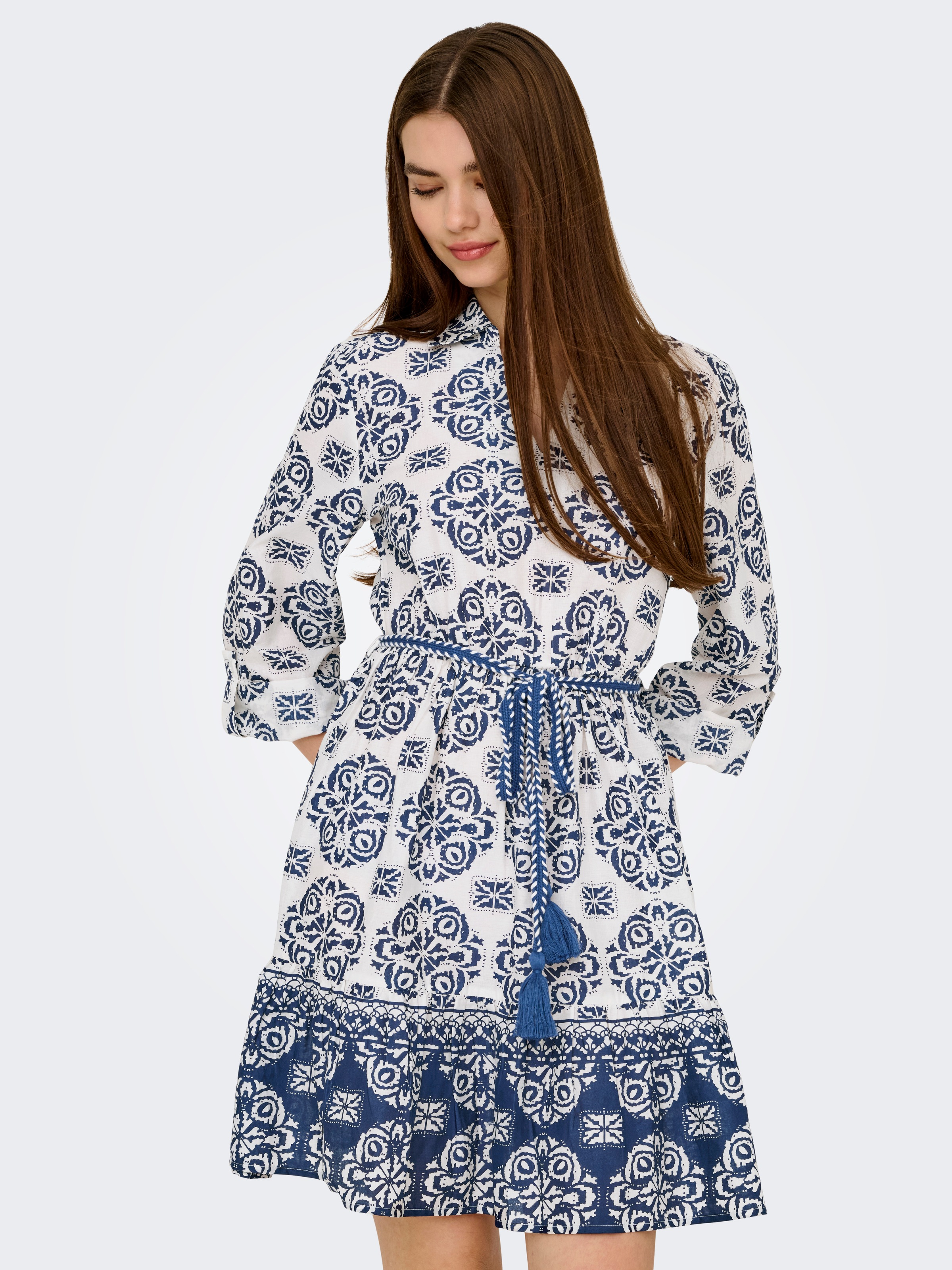 JDY Robe tunique »JDYANNA 7/8 DRESS WVN« Sommerkleid