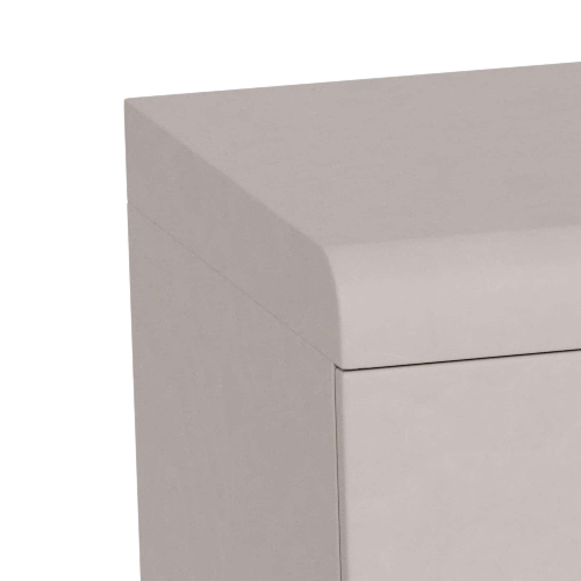 ACTONA GROUP Meuble TV »Magee - eleganter TV- Tisch für das moderne Wohnzimmer« Peint en gris chaud. 2 compartiments et 3 étagères