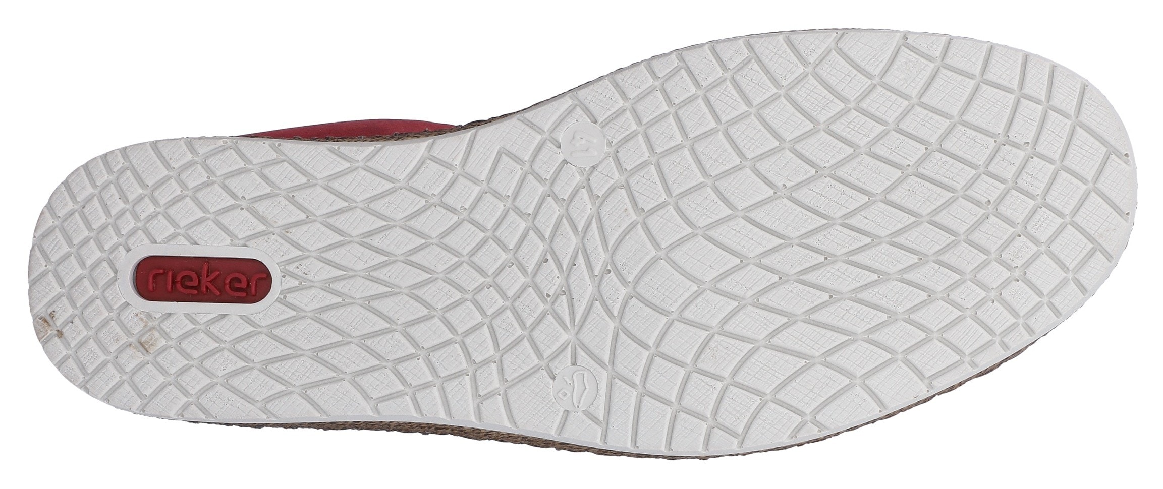 Rieker Espadrille  chaussure d’été, mocassin, chaussure de loisirs en mélange de matériaux
