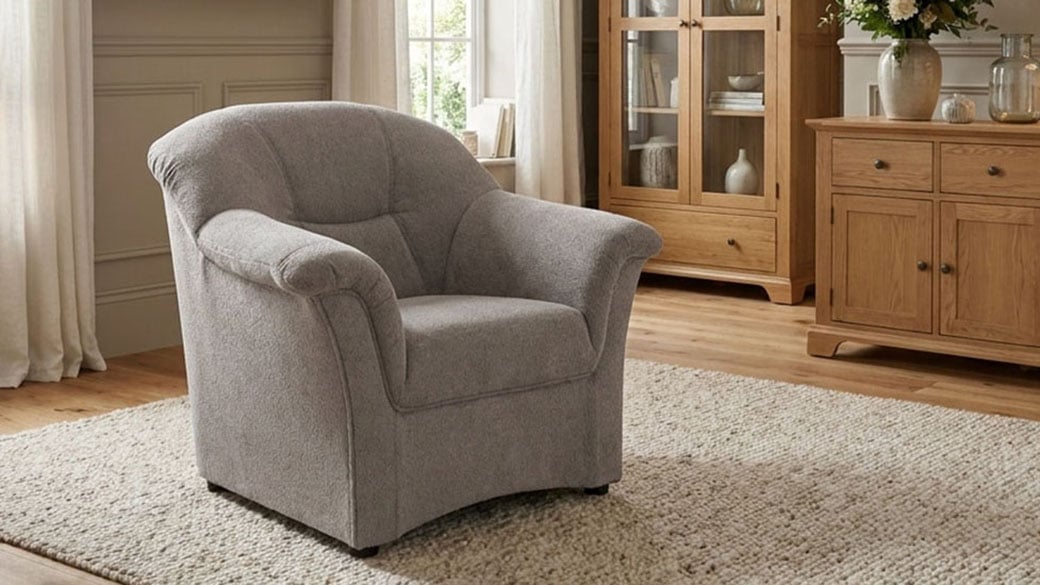 GOODproduct Sessel »Langelland Sitzbreite 48 cm, mittelfester Sitzkomfort« aus pflegeleichtem, weichem Luxus-Microfaser