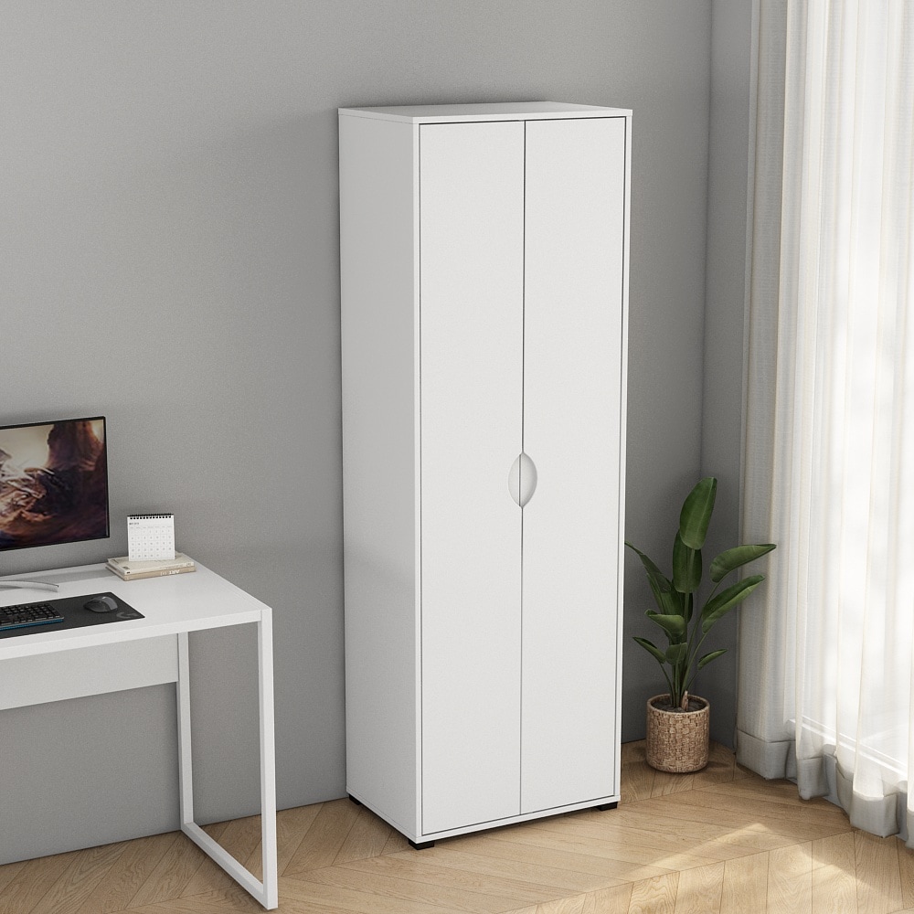 GOODproduct Armoire de classement »ALENNA-AS2T« Ensemble,  armoire polyvalente, design moderne, hauteur 180 cm