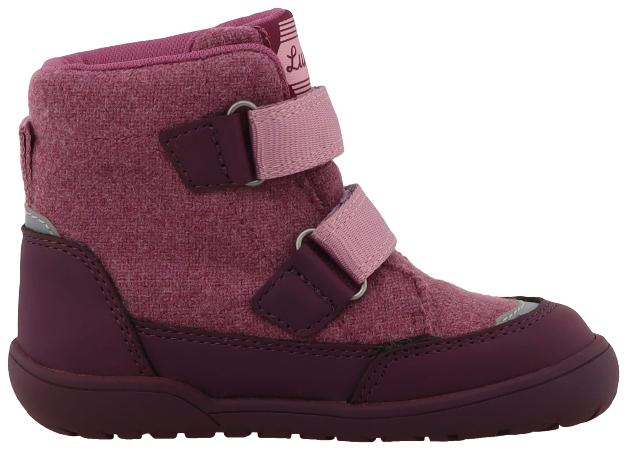 Lurchi Barfussschuh »Jemmy Barefoot-TEX«  Winterboots mit Blüten und Logo, Grössenschablone zum Download