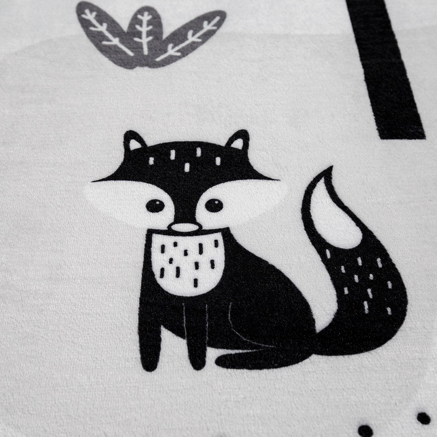 Paco Home Tapis pour enfants »Chicos 560« Rond 4 mm Höhe Flachgewebe, Strassen-Spiel-Teppich, Kinderzimmer