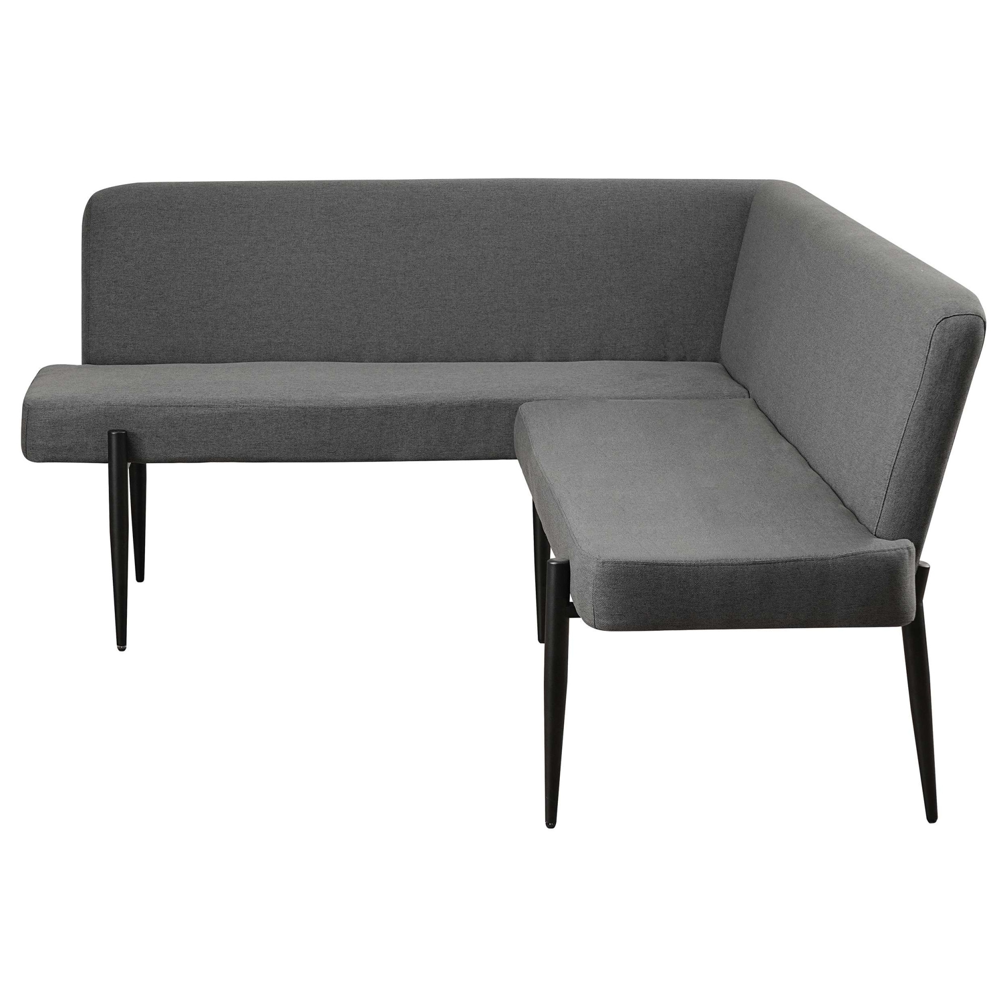 GOODproduct Banc d'angle »Frida« ressort ensaché, housse en velours facile d'entretien ou en tissu, largeur 210 cm