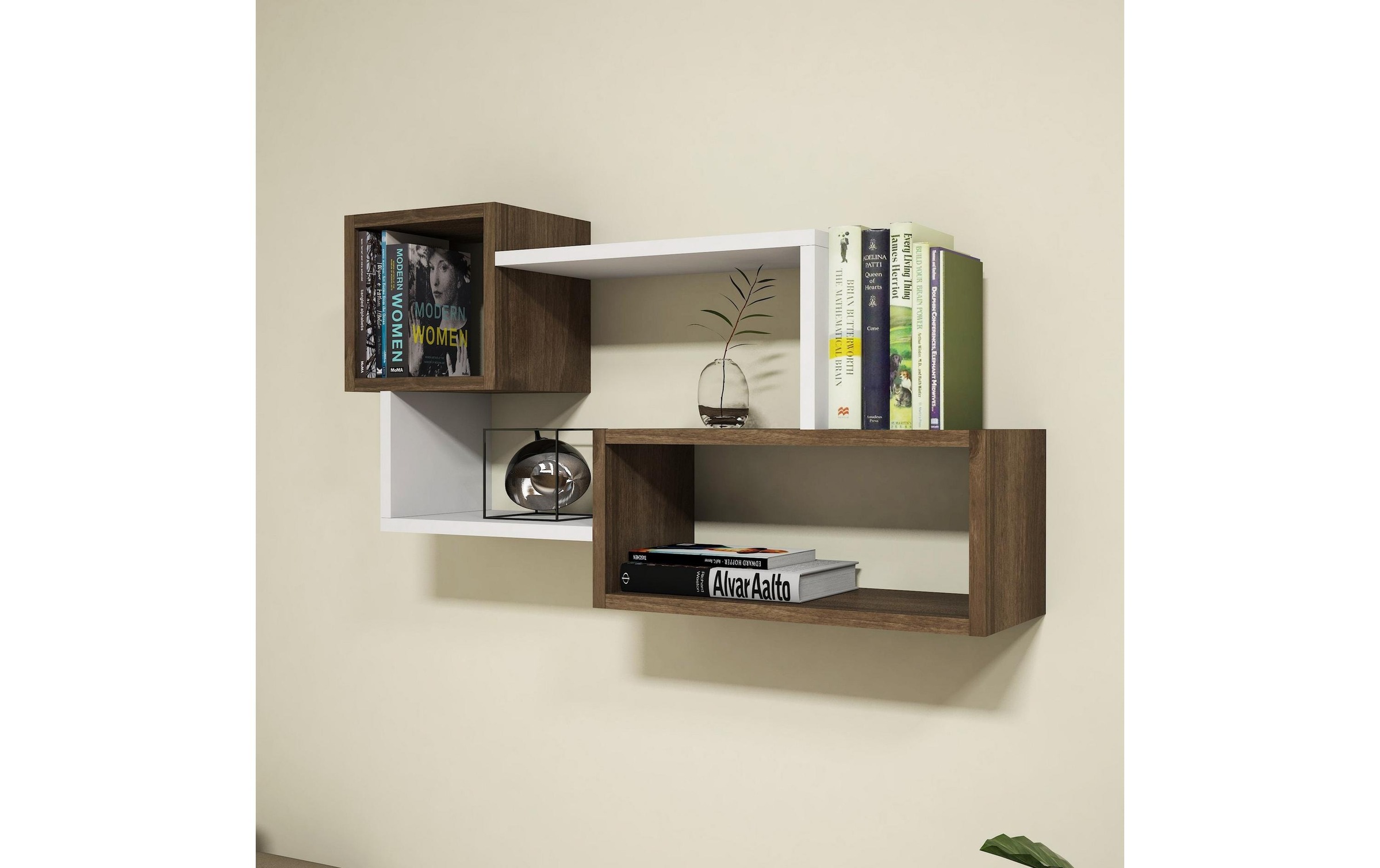 WOODY FASHION Wandregal »Afro«