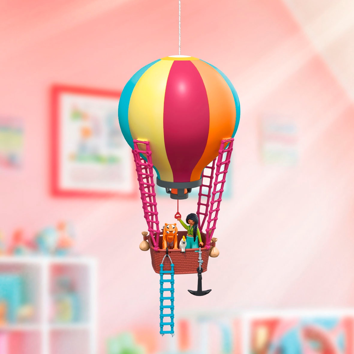 Playmobil® Konstruktions-Spielset »Ballonreise (71853), Animals & Friends« Made in Europe