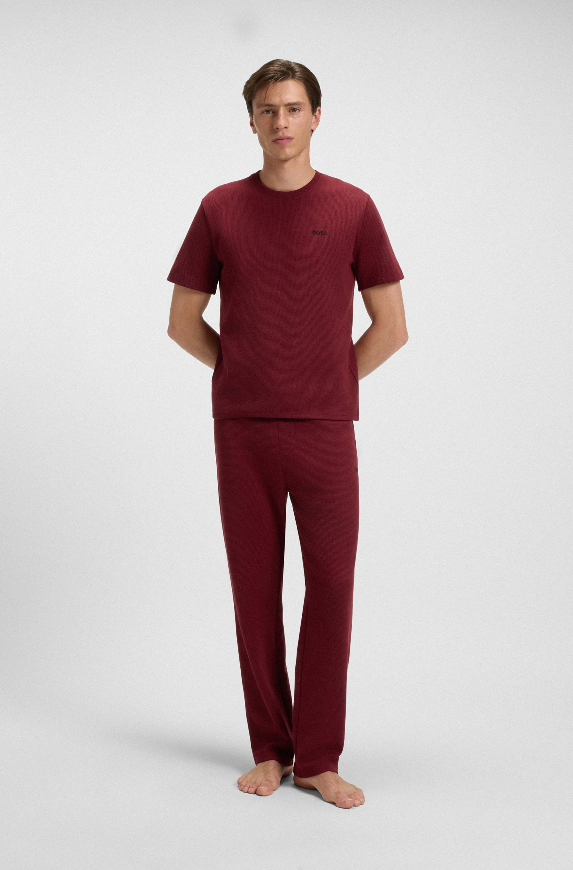BOSS Haut de pyjama »Waffle T-Shirt«