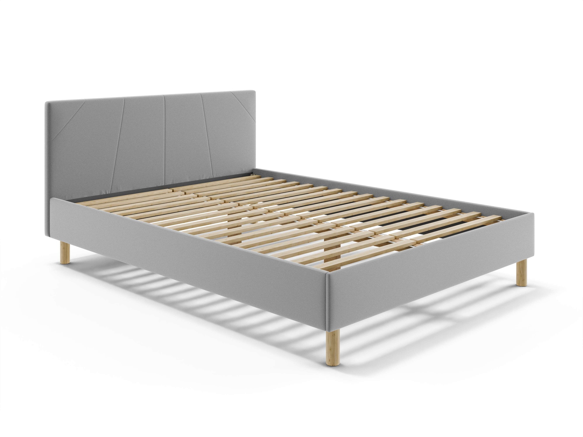 Home affaire Collection Lit rembourré »Albybyn, Bettgestell mit Kopfteil und Lattenrost, in 2 Breiten« sans coffre de lit ni matelas, en 2 largeurs - 140 et 160 cm