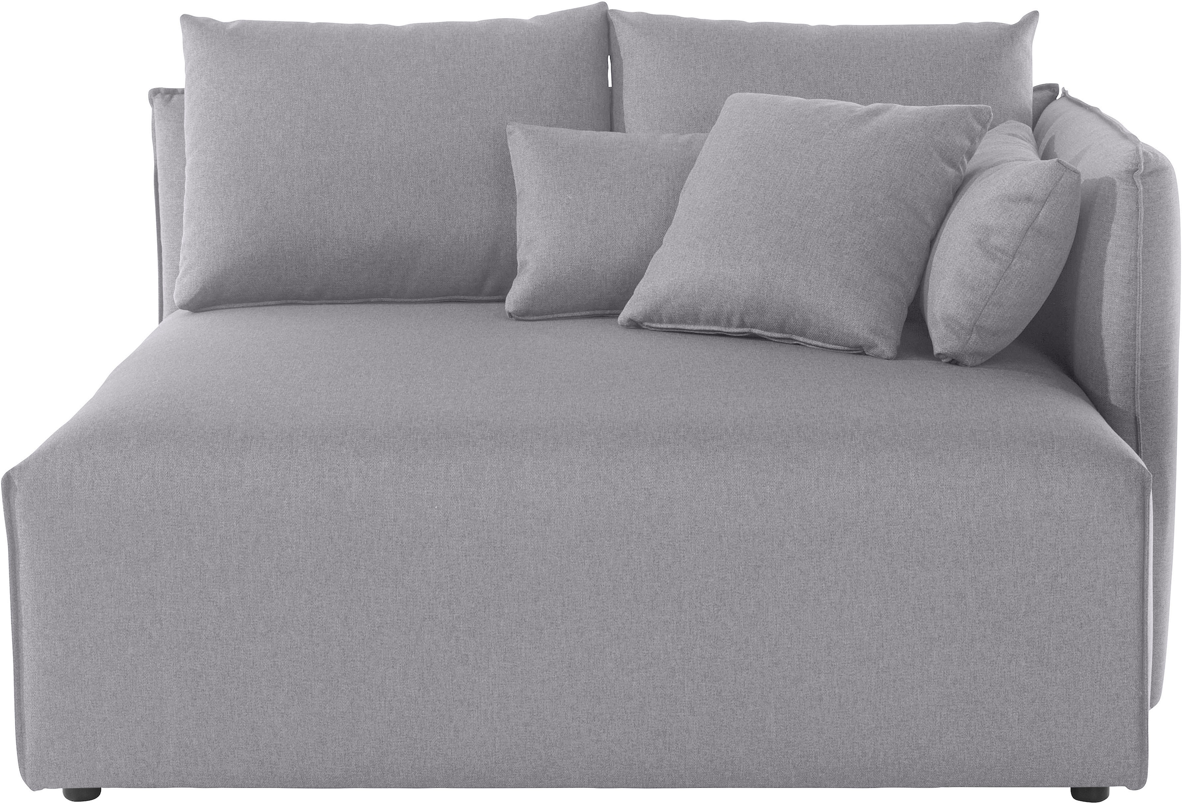 GOODproduct Ottomane »Nöre« kurzes Lounge-Modul - zum Zusammenstellen, Breite 138 cm, Tiefe 128 cm