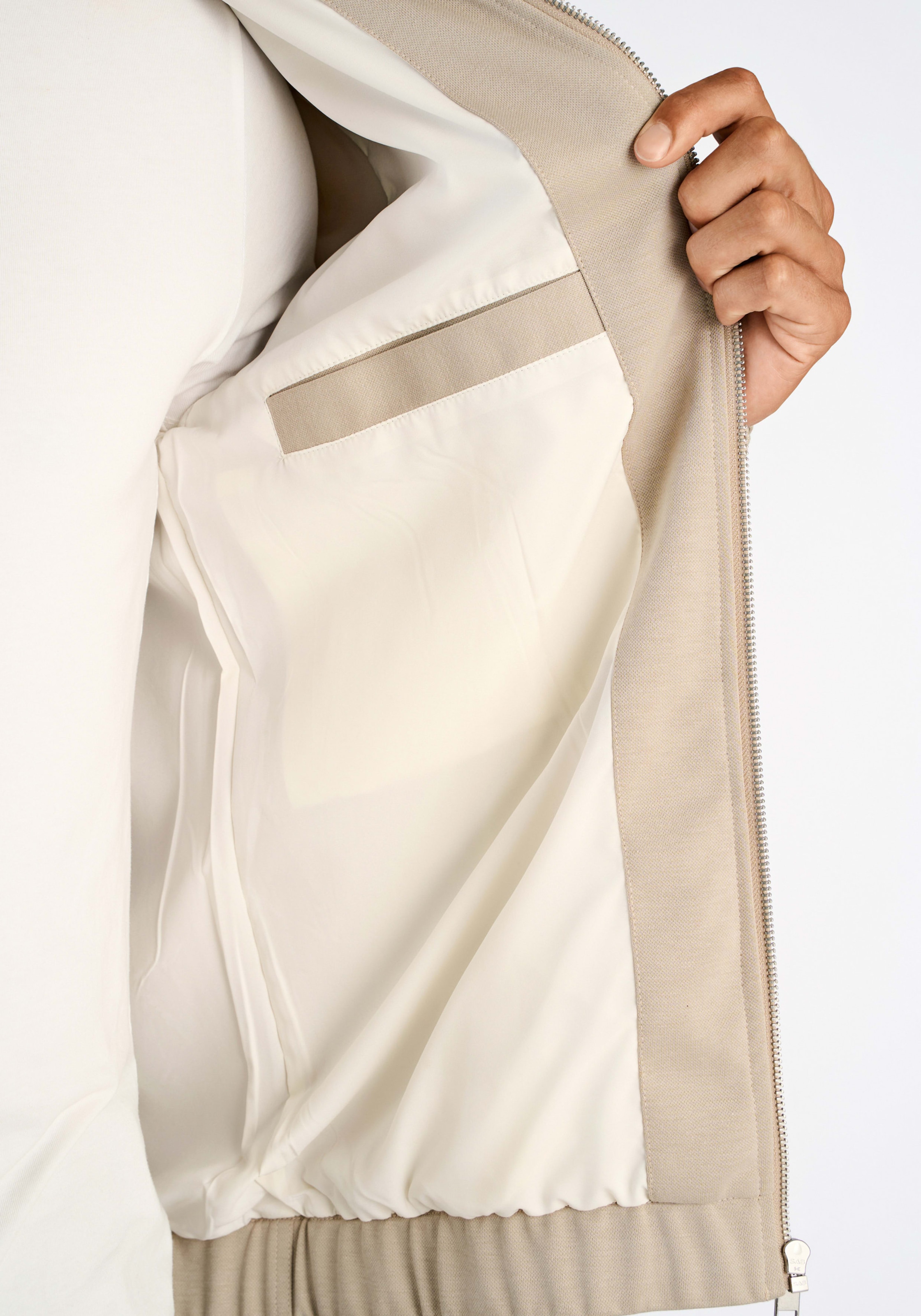 LINDBERGH Blouson ohne Kapuze mit Hemdkragen und Reissverschluss