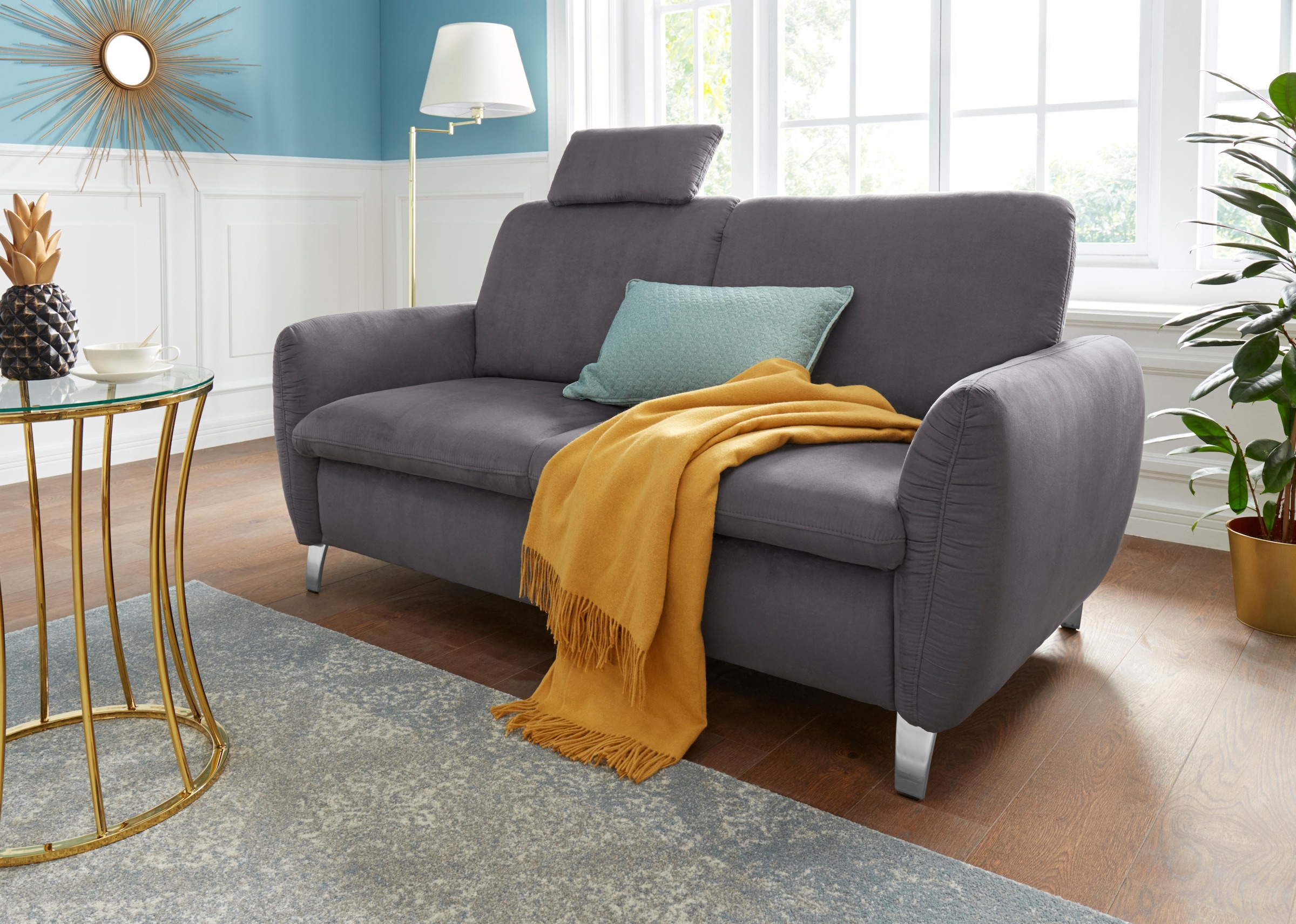 sit&more 2,5-places »Daytona« inklusive Federkern und einer Kopfstütze