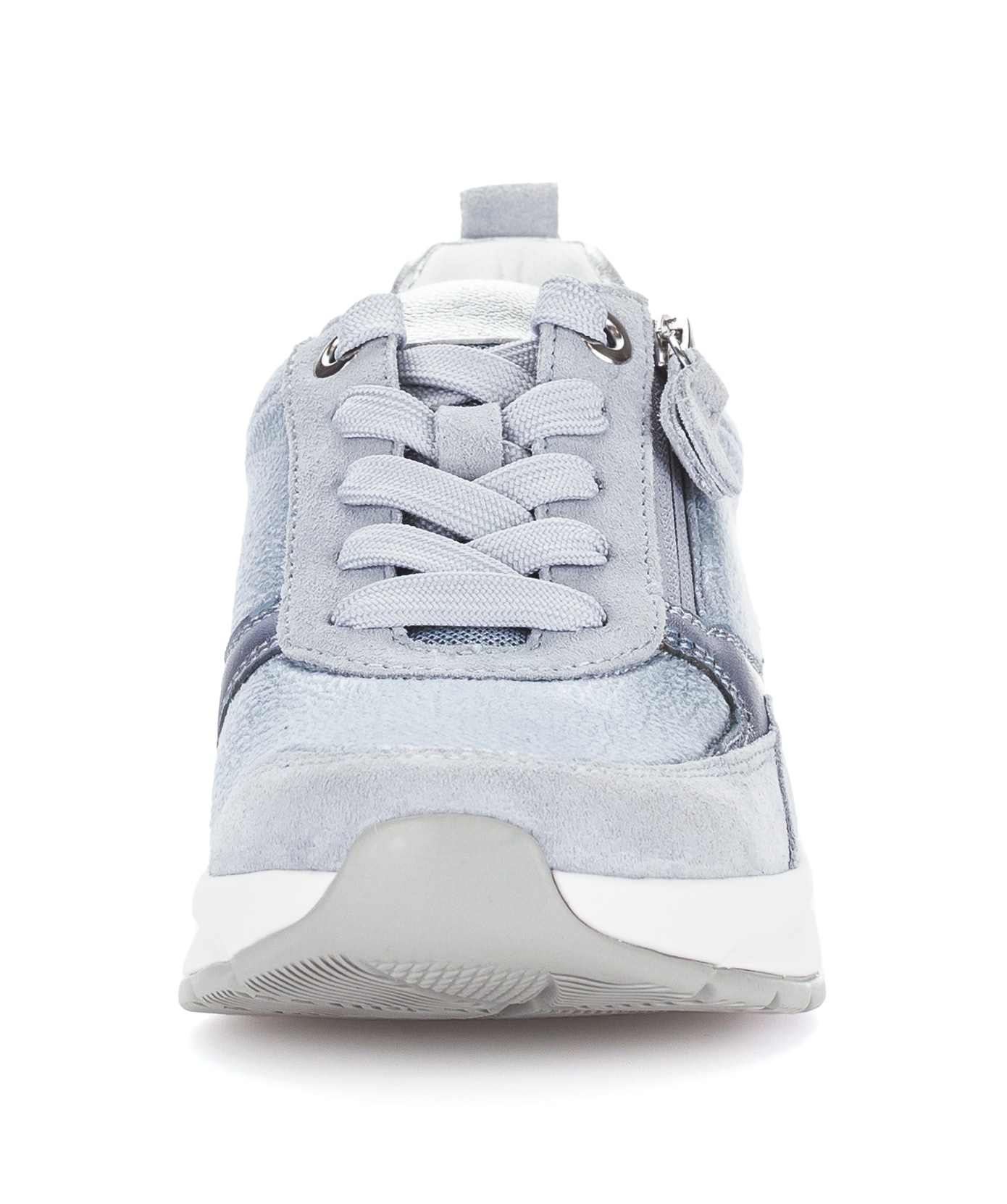 rollingsoft Baskets à plateforme  chaussure de loisirs, chaussure basse, chaussure à lacets avec empiècement contrastant, largeur G