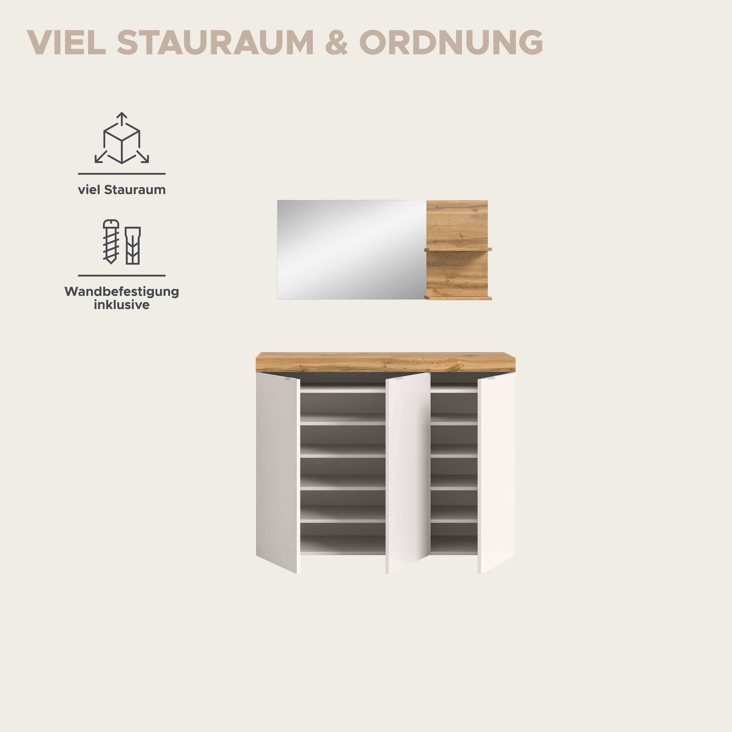 GOODproduct Ensemble de vestiaires »MAMBO II, 2-teilig, hängend oder stehend montierbar« 2 cuis tlg.