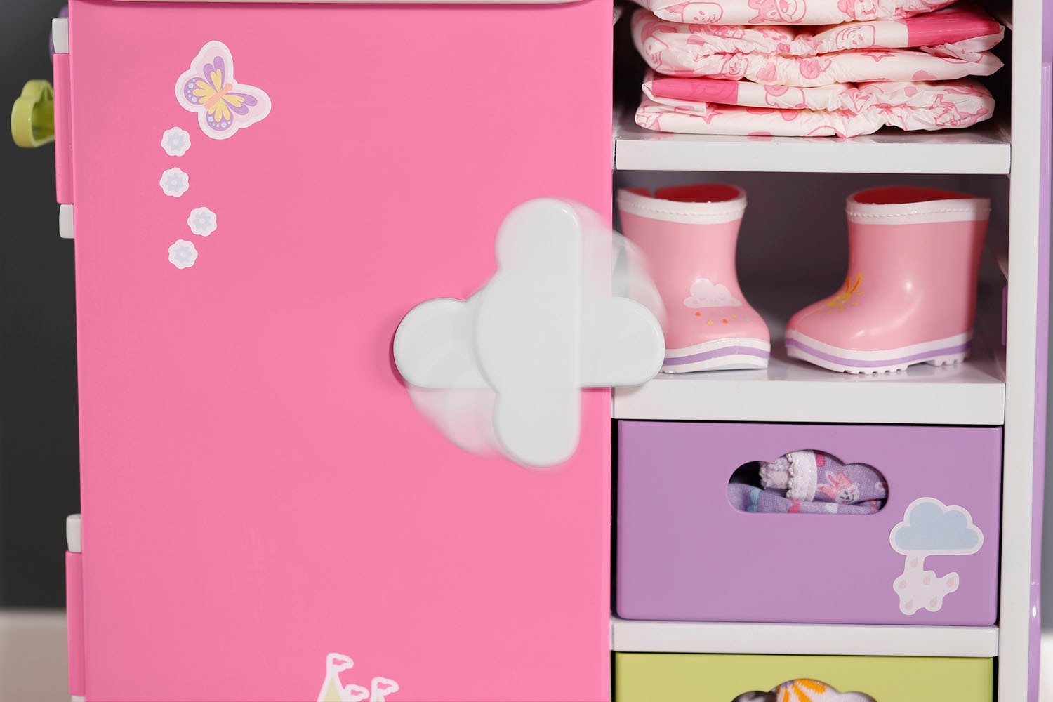 Baby Born Armoire à vêtements de poupée »Regenbogen« mit Licht- und Soundeffekt