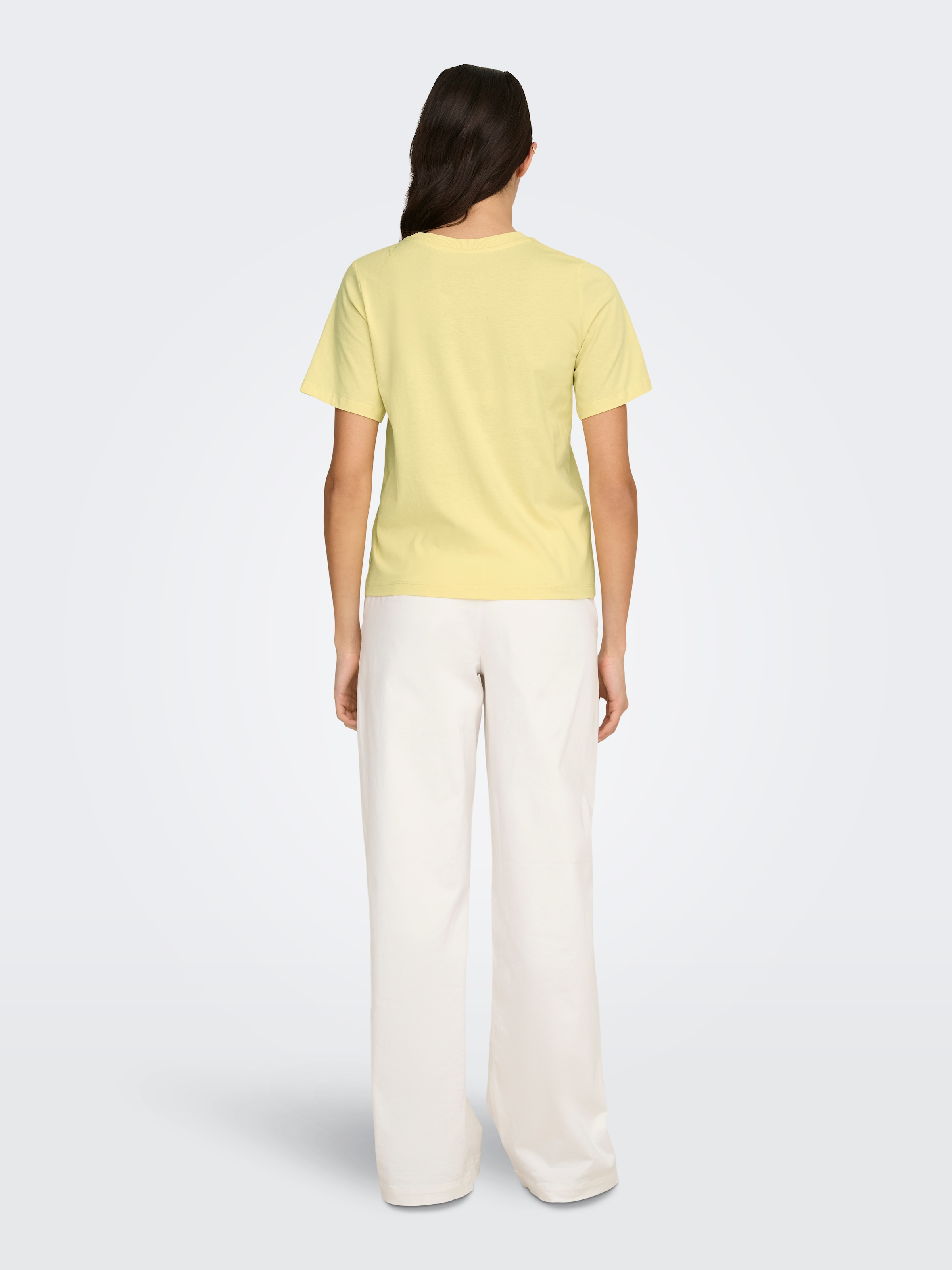 JDY Kurzarmshirt »JDYPISA S/S PRINT TOP JRS NOOS« mit Herz Stickerei