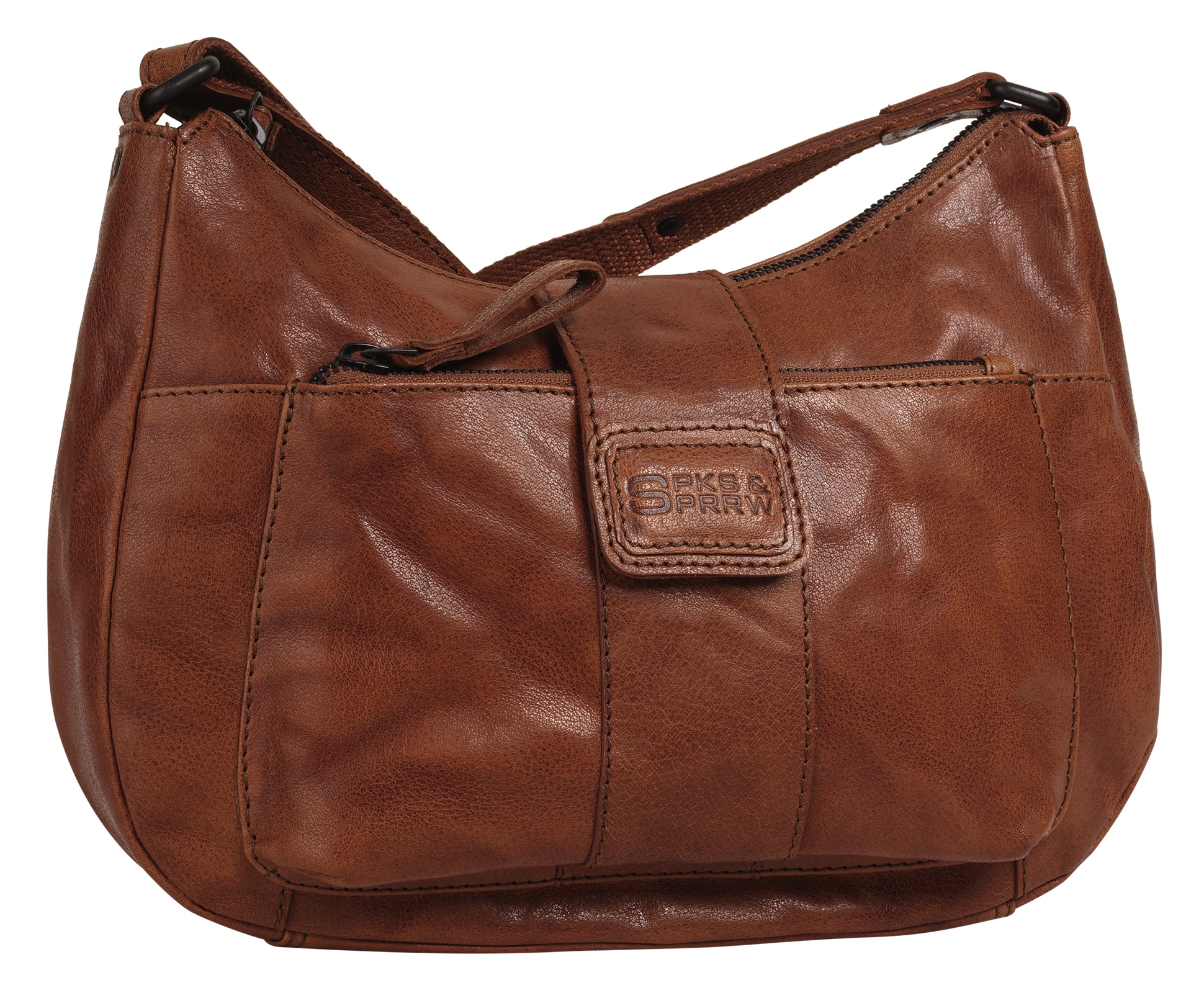 Spikes & Sparrow Umhängetasche echt Leder