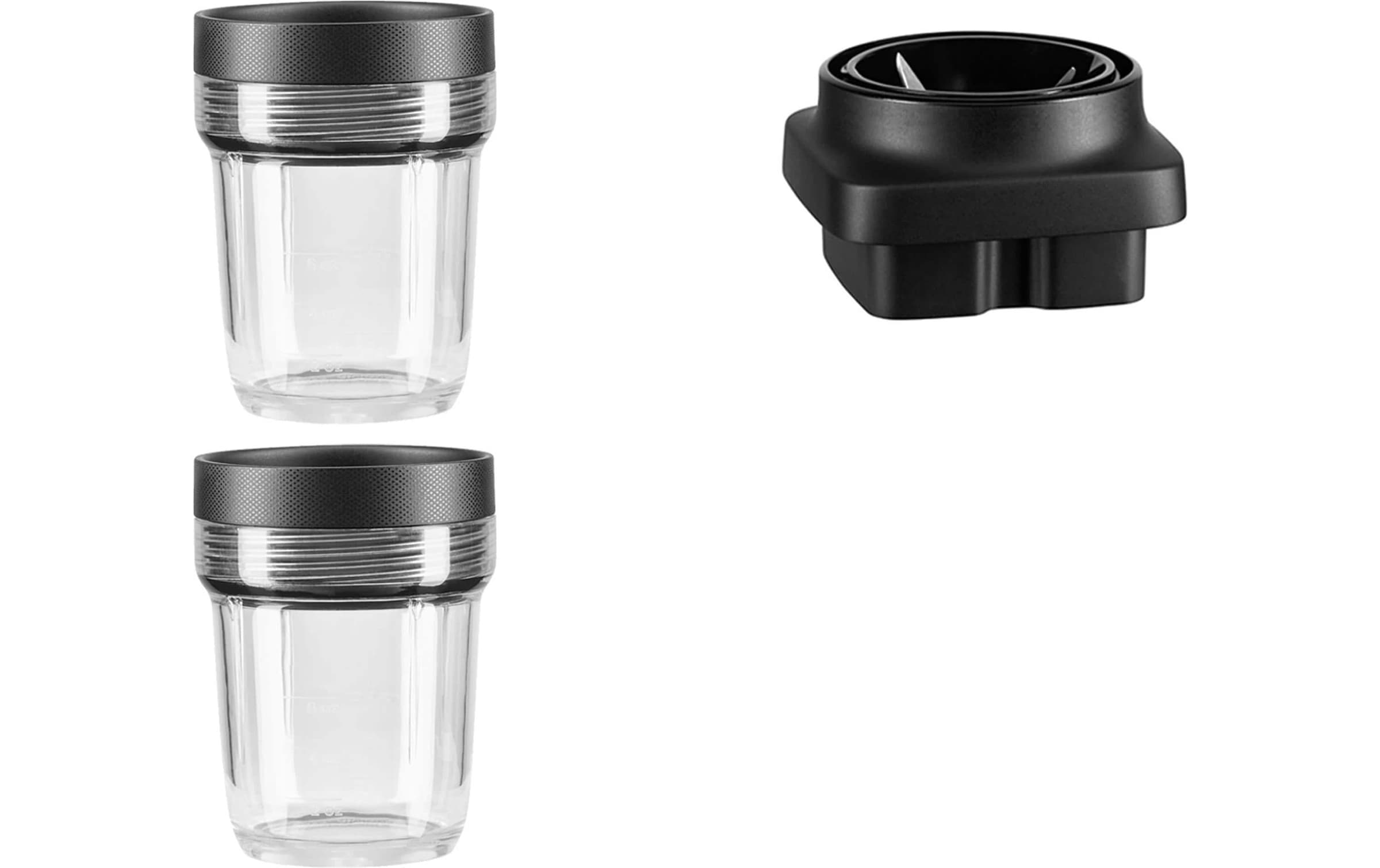 KitchenAid Zerkleinereraufsatz »5KSB2040BBB 200 ml« Mixbehälter-Set für kleine Mengen