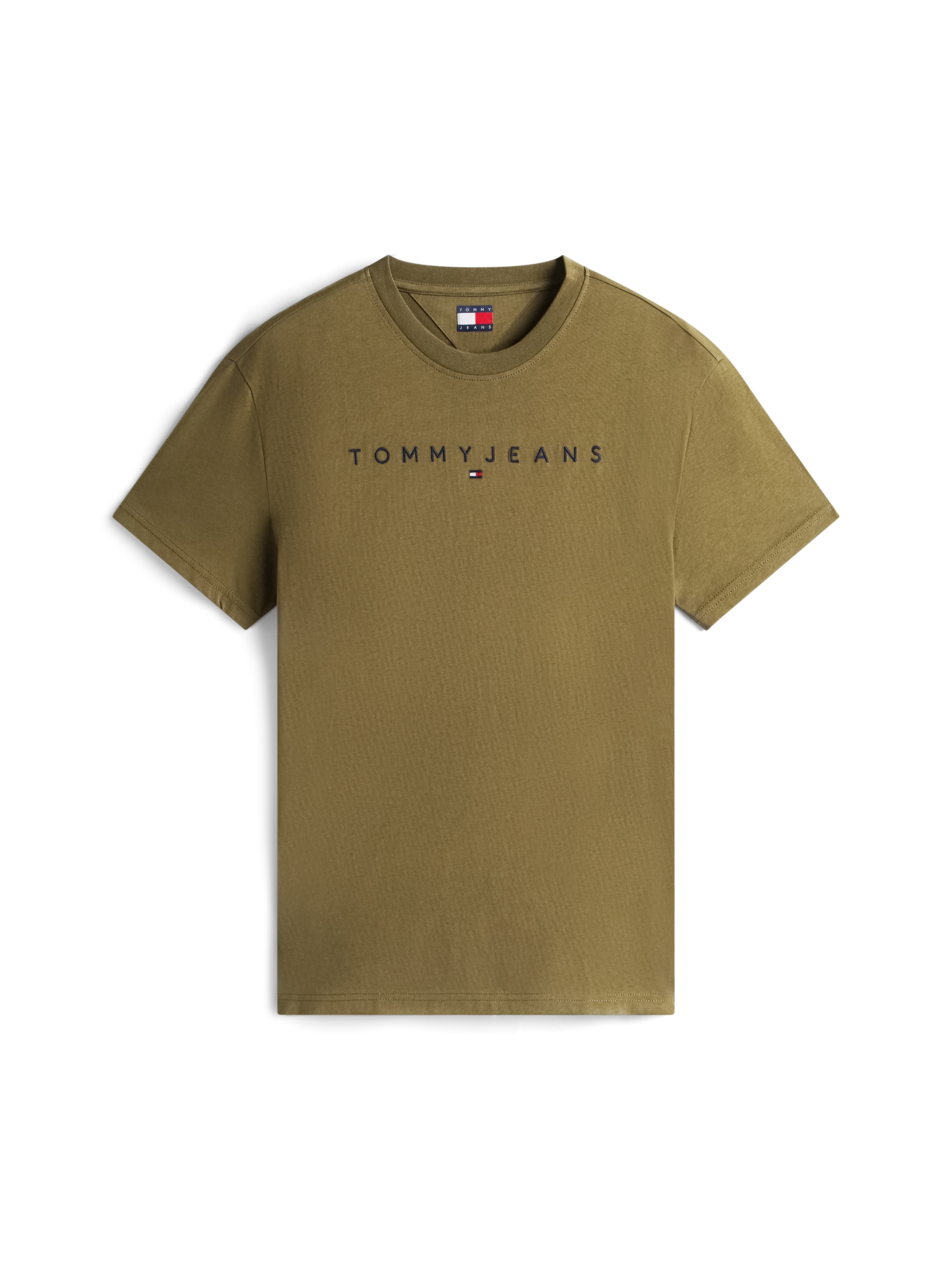 Tommy Jeans T-Shirt »TJM REG LINEAR LOGO TEE EXT« Rundhals, Regular Fit