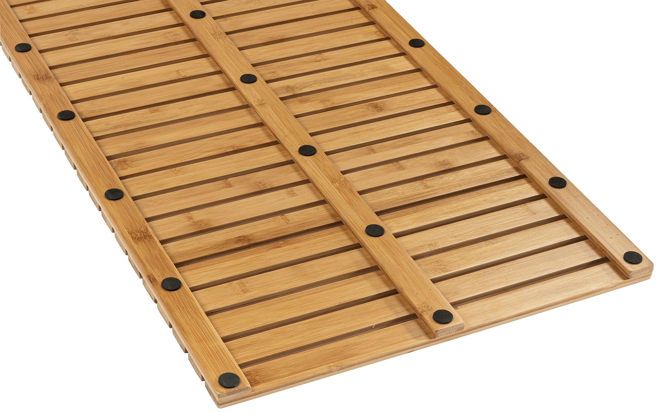 WENKO Saunabodenrost Höhe 23 mm Bambus, 50 x 100 cm