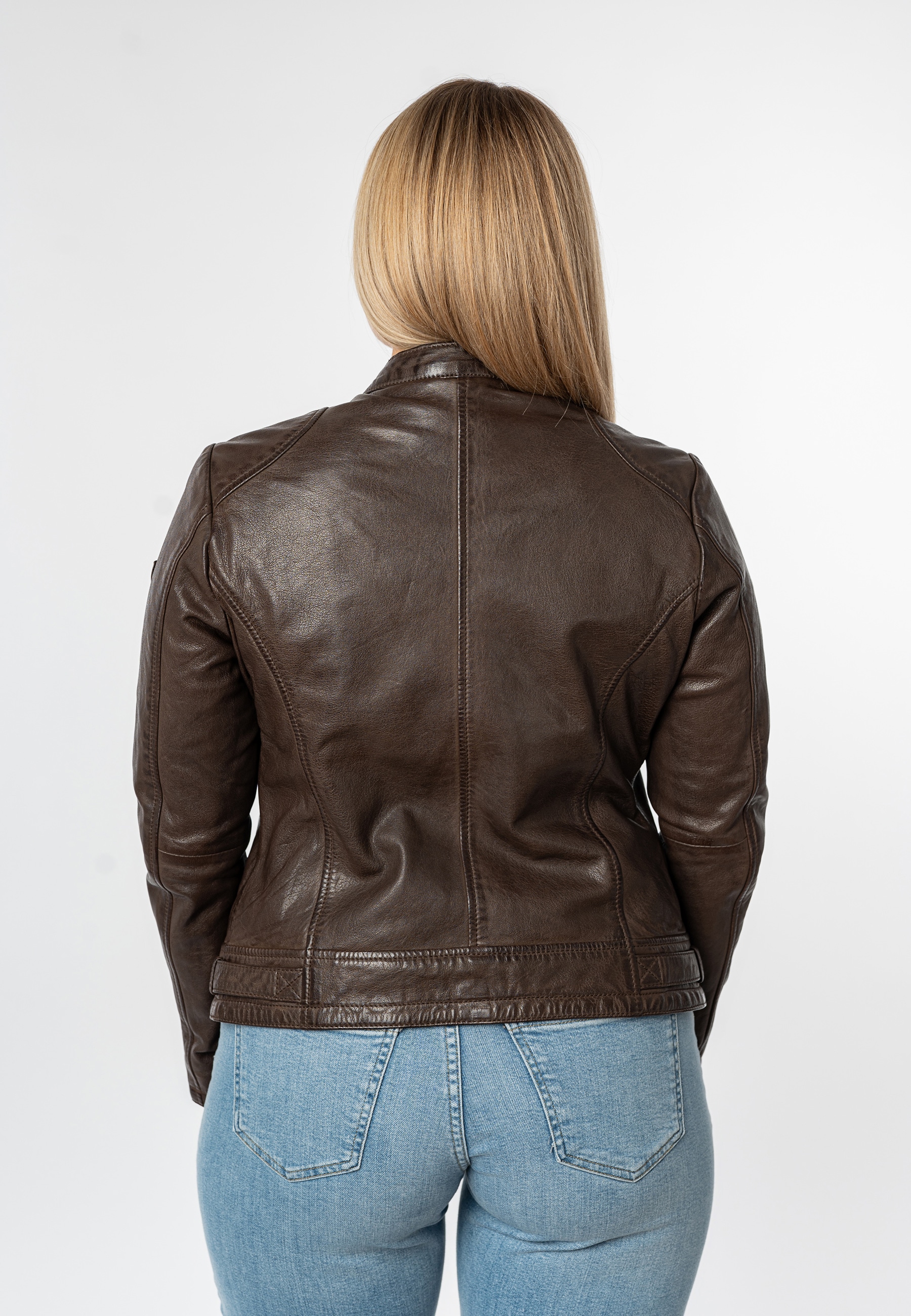 Mauritius Lederjacke »MWYouvie« mit Stehkragen