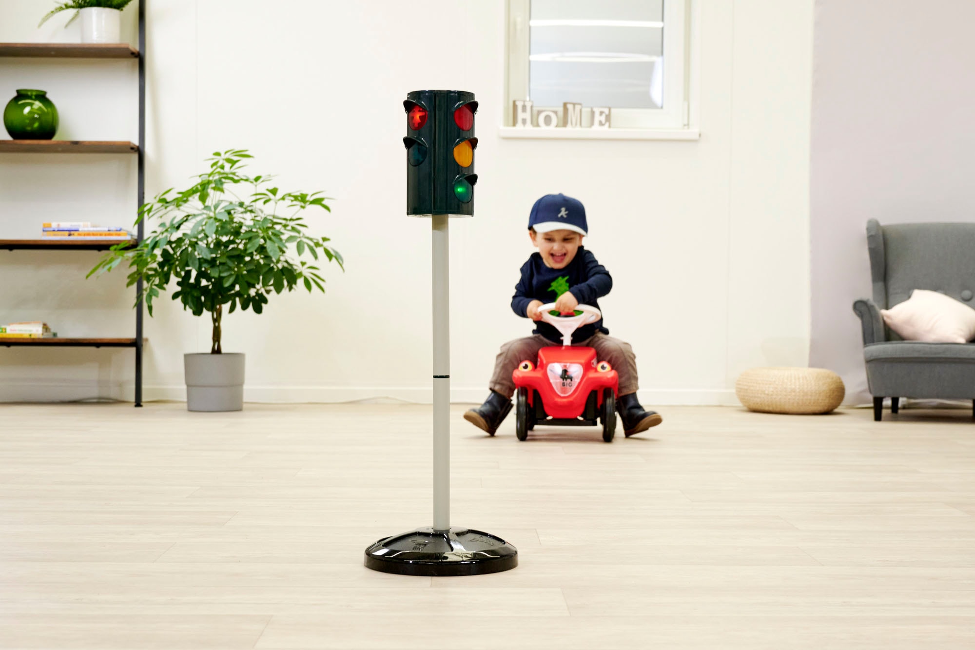 BIG Feu de signalisation ludique »Verkehrsampel Ampelmann« mit Funktion