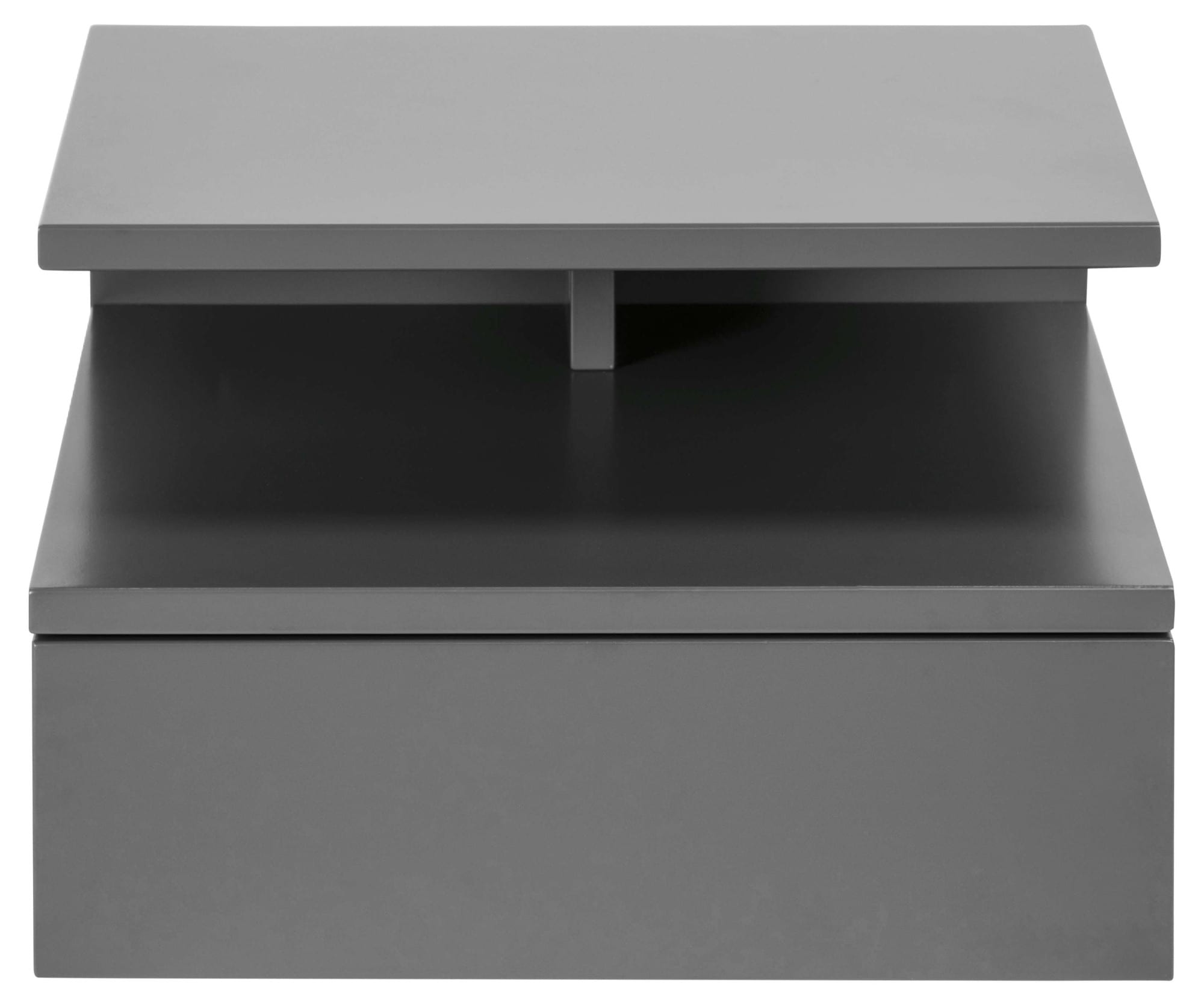 ACTONA GROUP Nachttisch »Ashlan Nachtkommode« Nachtschrank, wandmontiert, 1 Schublade, 1 Fachboden, Metallschienen