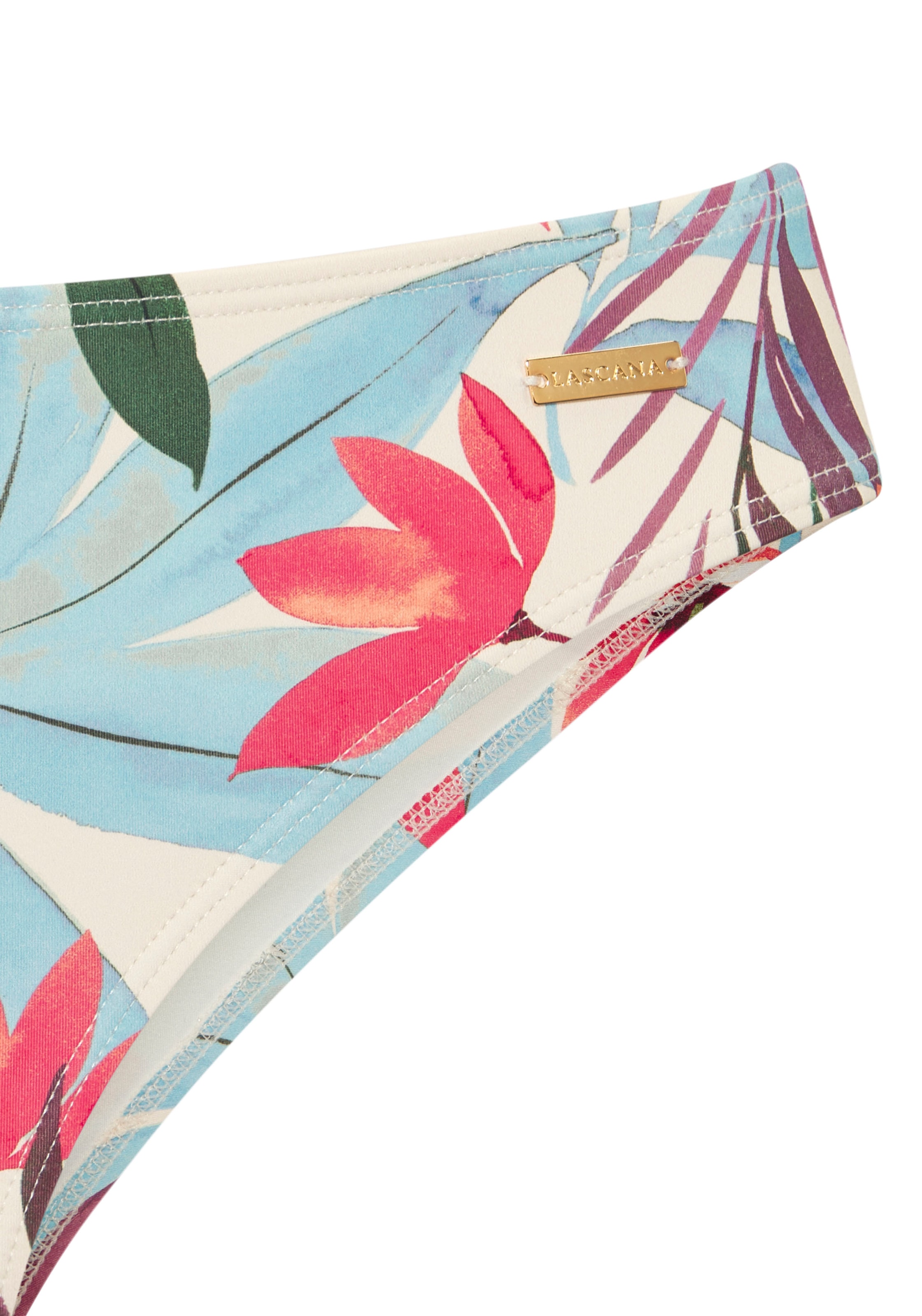 LASCANA Pantalon de bikini »Imani« mit sommerlichem Blätterprint