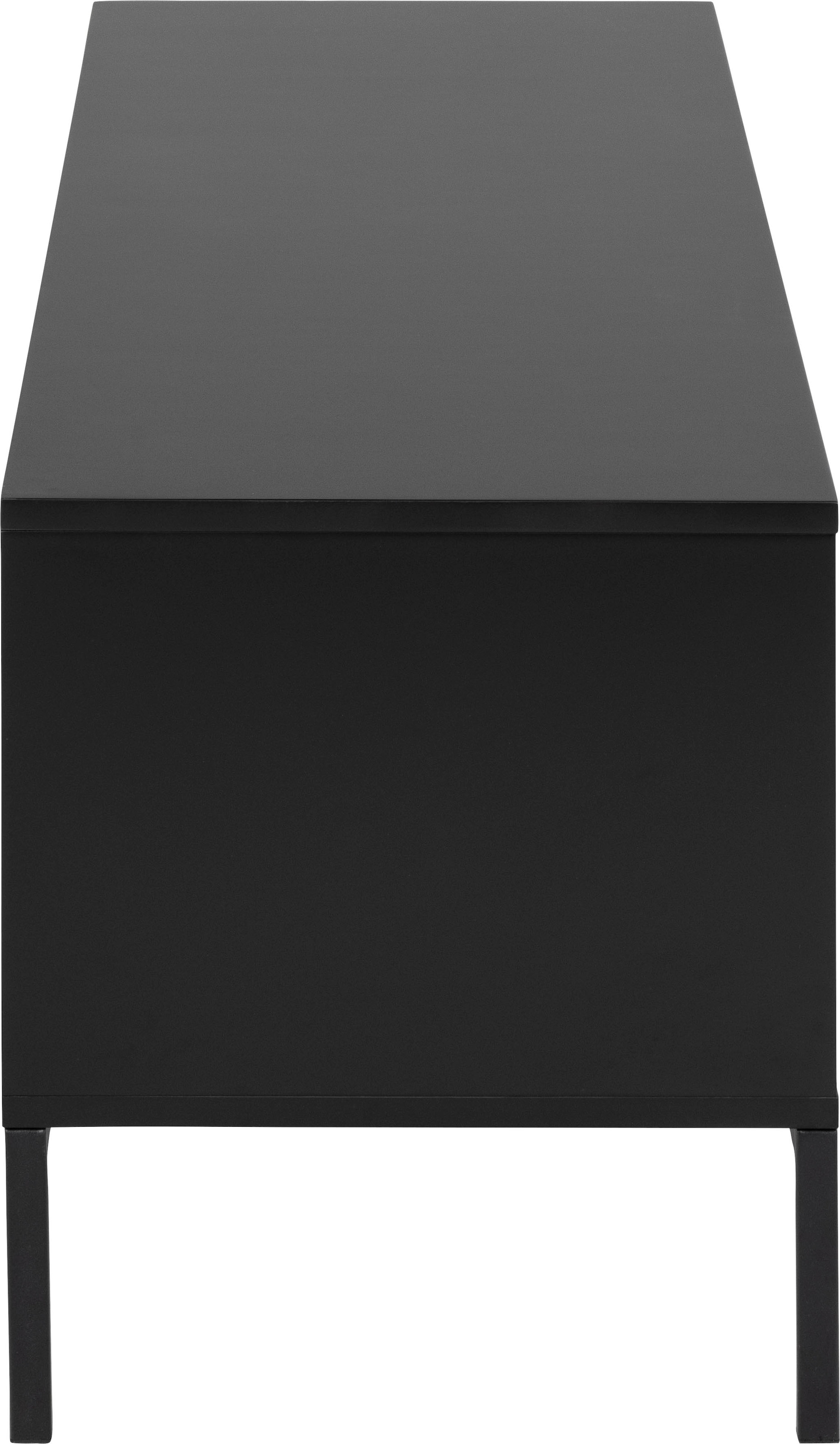ACTONA GROUP Meuble TV 1 tiroir, 1 compartiment ouvert et 2 compartiments fermés, largeur 140 cm