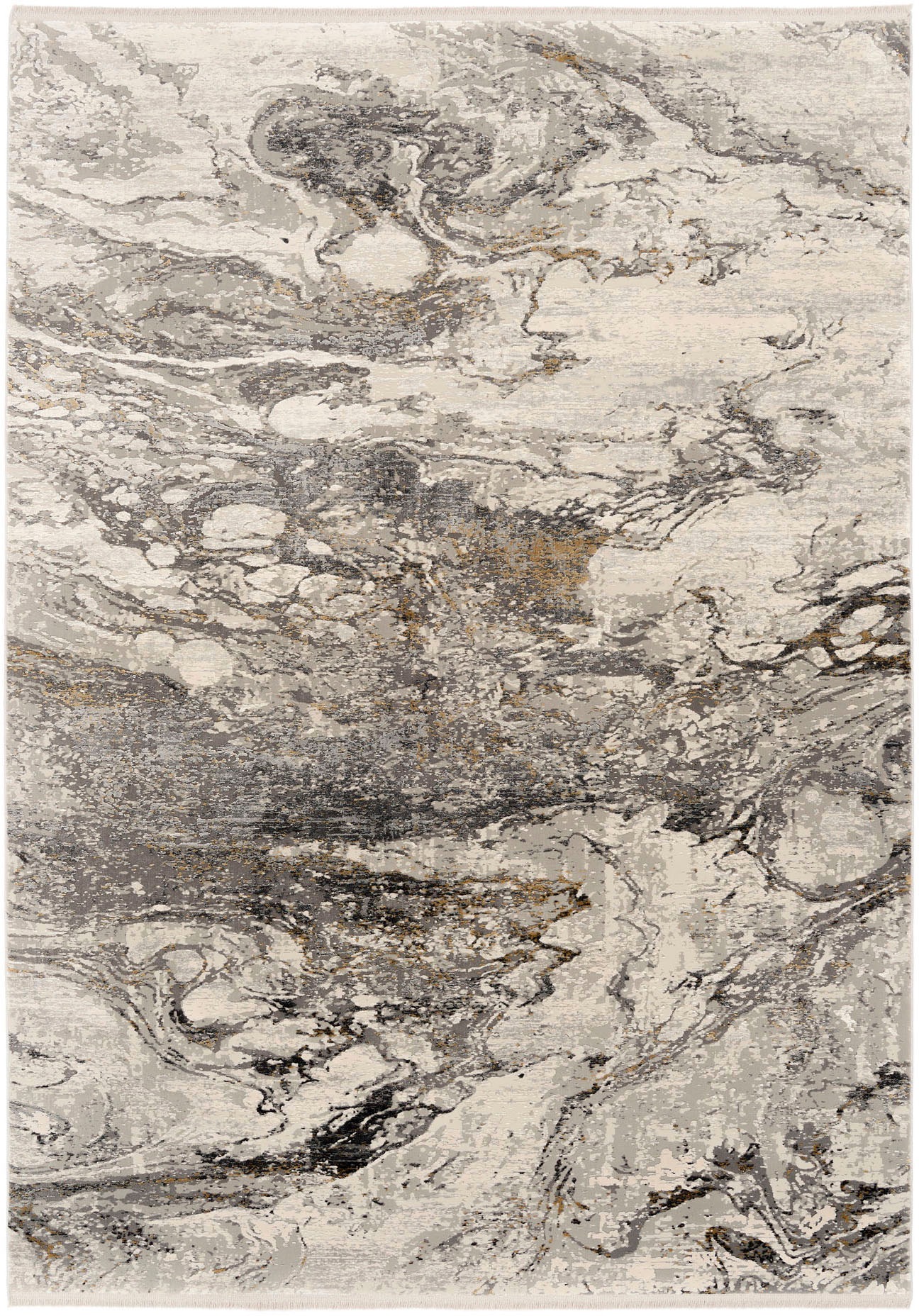 OCI DIE TEPPICHMARKE Tapis »You« Rectangulaire 8 mm Höhe Glanz Viskose, mit Fransen, Wohnzimmer