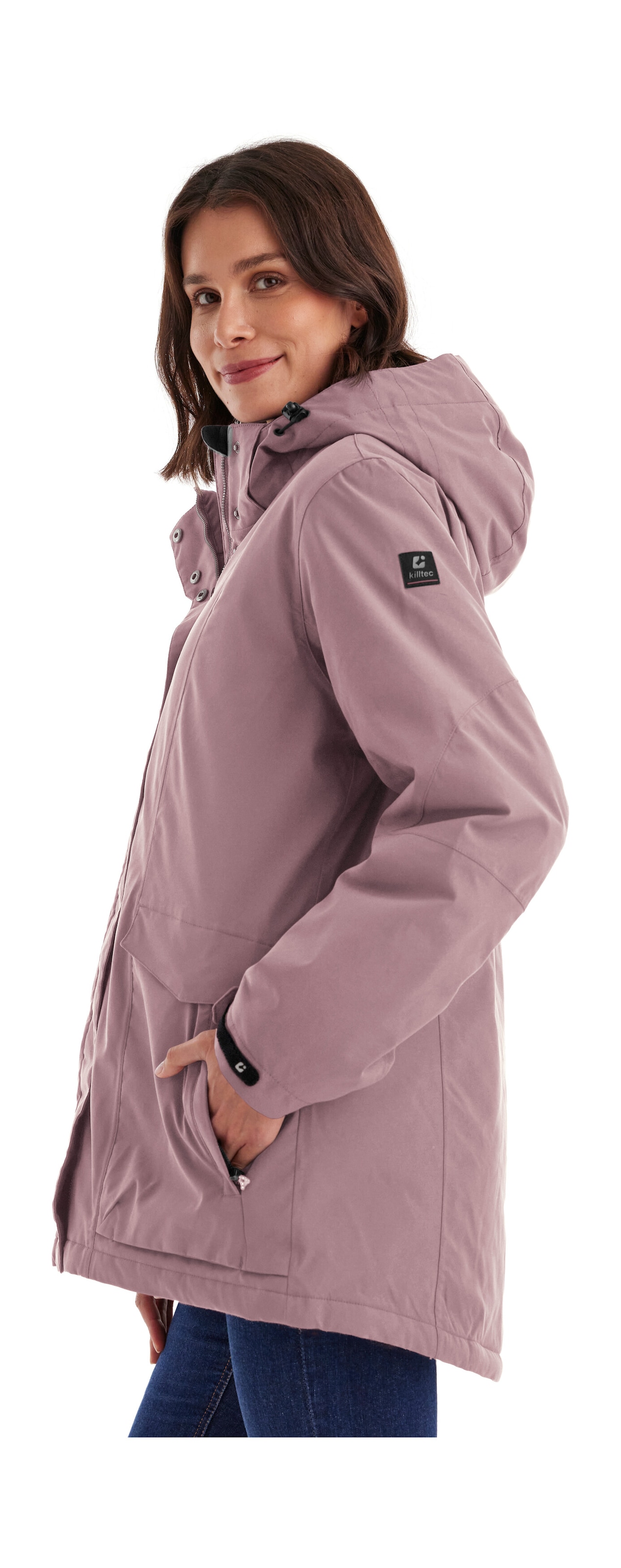 Killtec Veste fonctionnelle »Damen Jacke« Wasserdichte, atmungsaktive Damenjacke mit abnehmbarer Kapuze