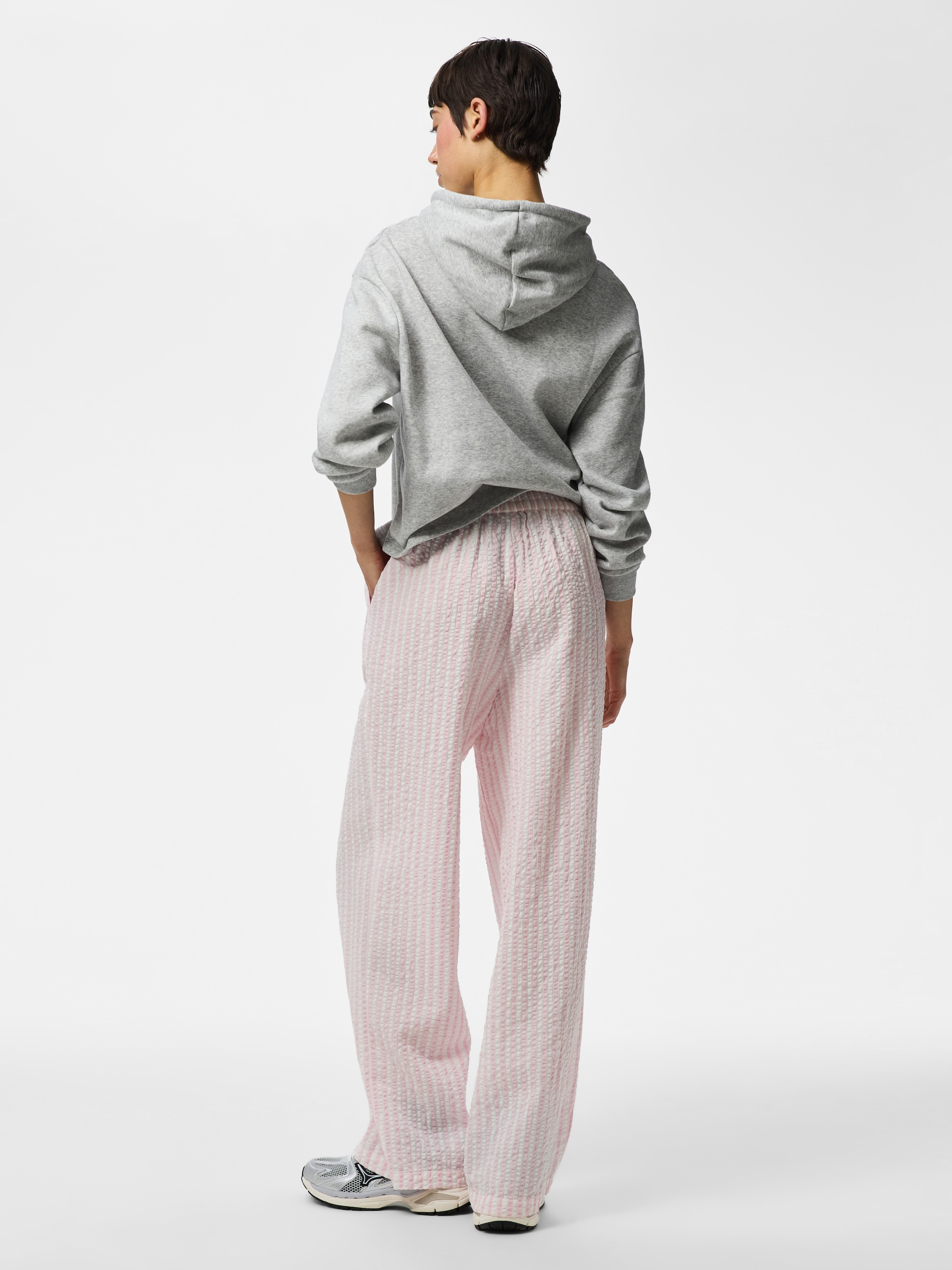 pieces Pantalon en tissu »PCSTINNA HW PANTS WVN NOOS BC«  avec jambes larges