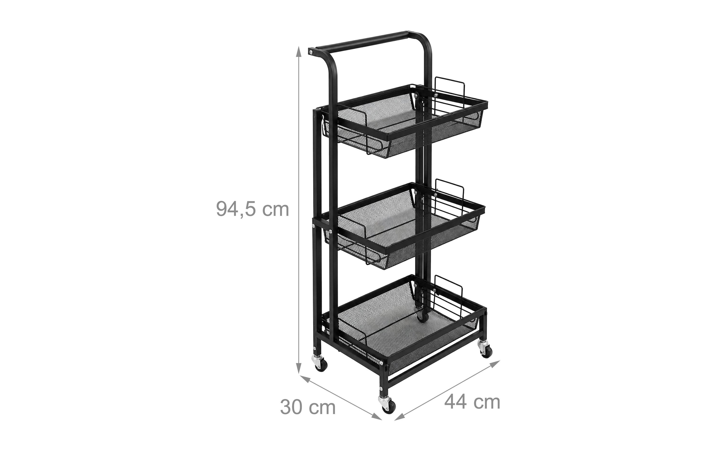 relaxdays Chariot de cuisine »44 x 94.5 x 30 cm«