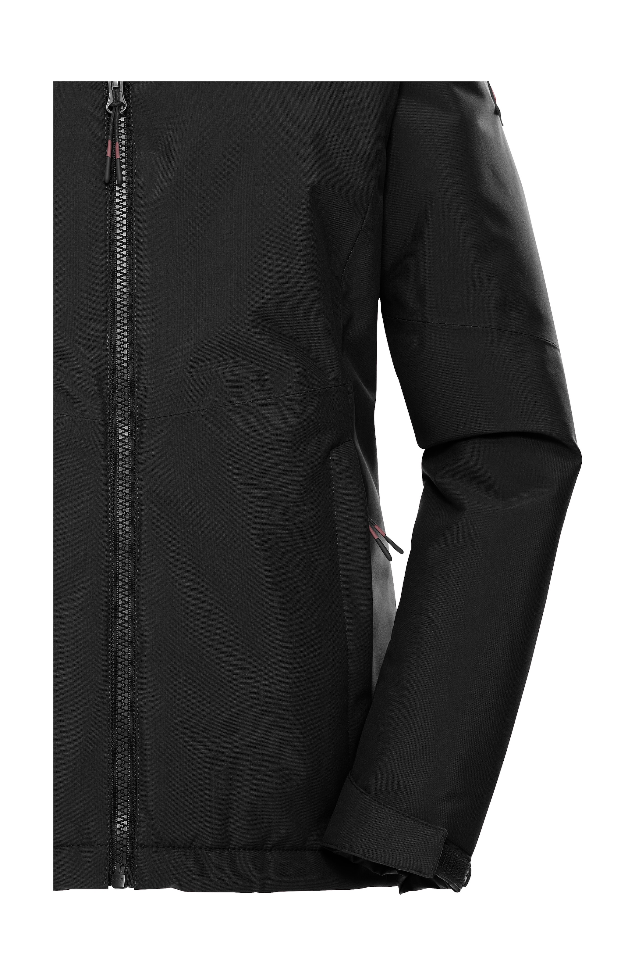 Killtec Veste fonctionnelle »KOW 217 GRLS JCKT« Wind- und wasserdichte Kinderjacke mit Fleece und verstellbarer Kapuze