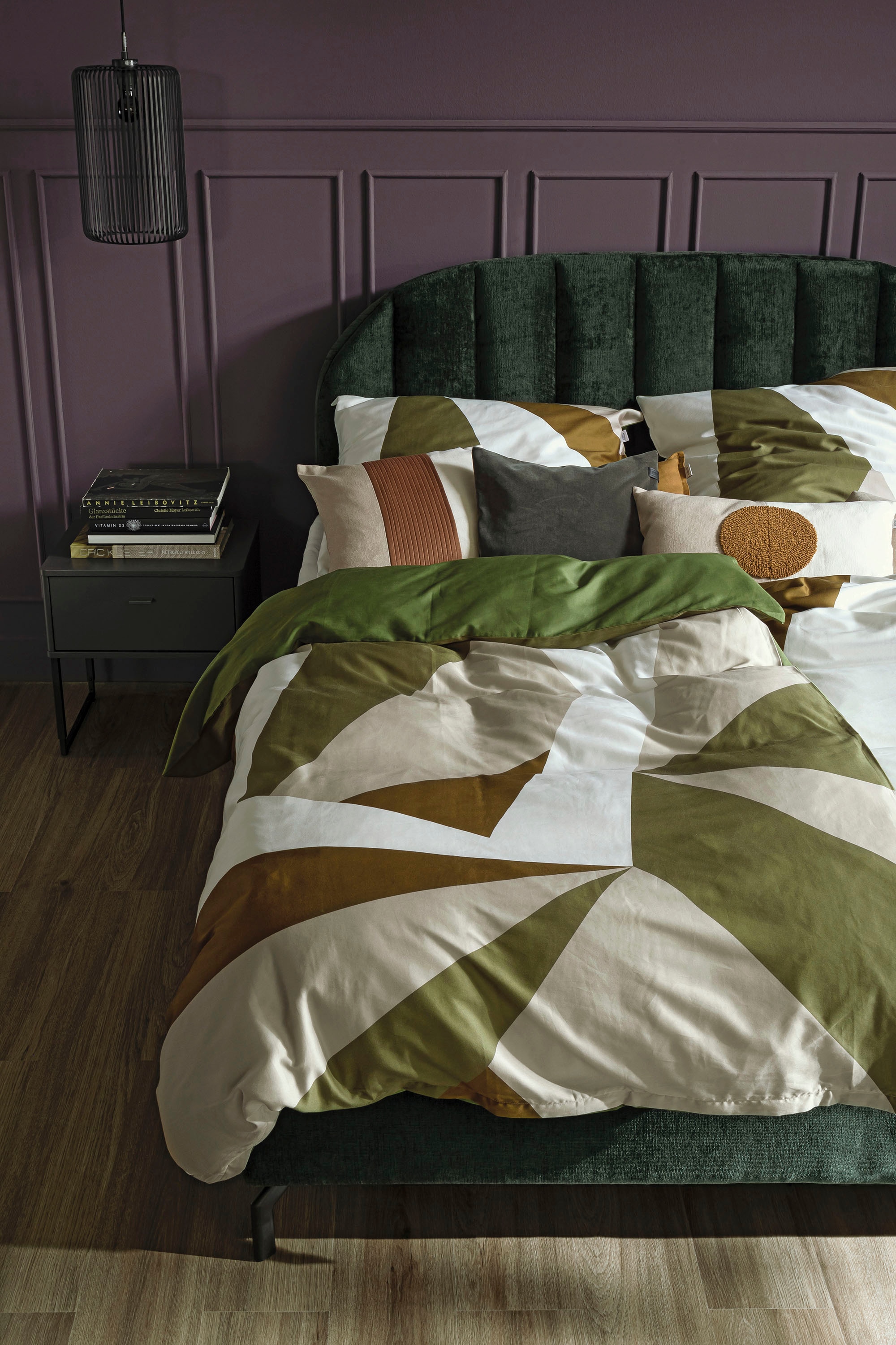 SCHÖNER WOHNEN-Kollektion Bettwäsche »Origami« 2 Stk. tlg. aus beständigerer Baumwolle