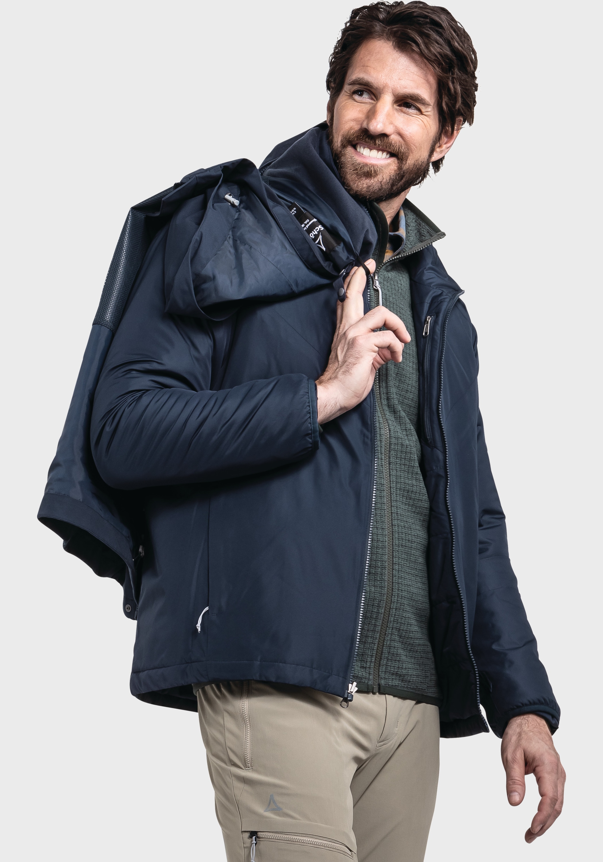 Schöffel Doppeljacke »Hiking 3in1 Jacket Style Tamina MNS« ohne Kapuze