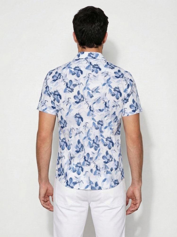 DESOTO Chemise à manches courtes »Casual Kent 1/2« chemise en jersey, col Kent, coupe slim