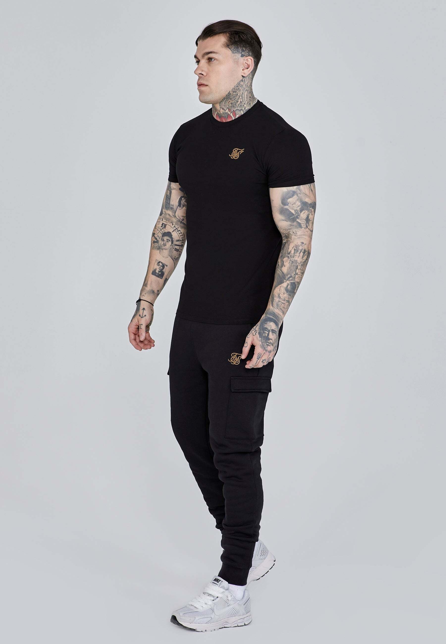Siksilk T-Shirt »Siksilk T-Shirt Muscle Fit T-Shirt«