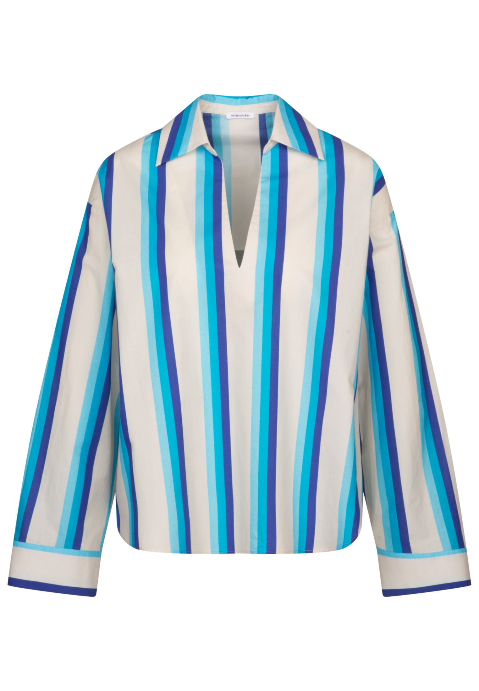 seidensticker Klassische Bluse »Schwarze Rose« Tunika Streifen