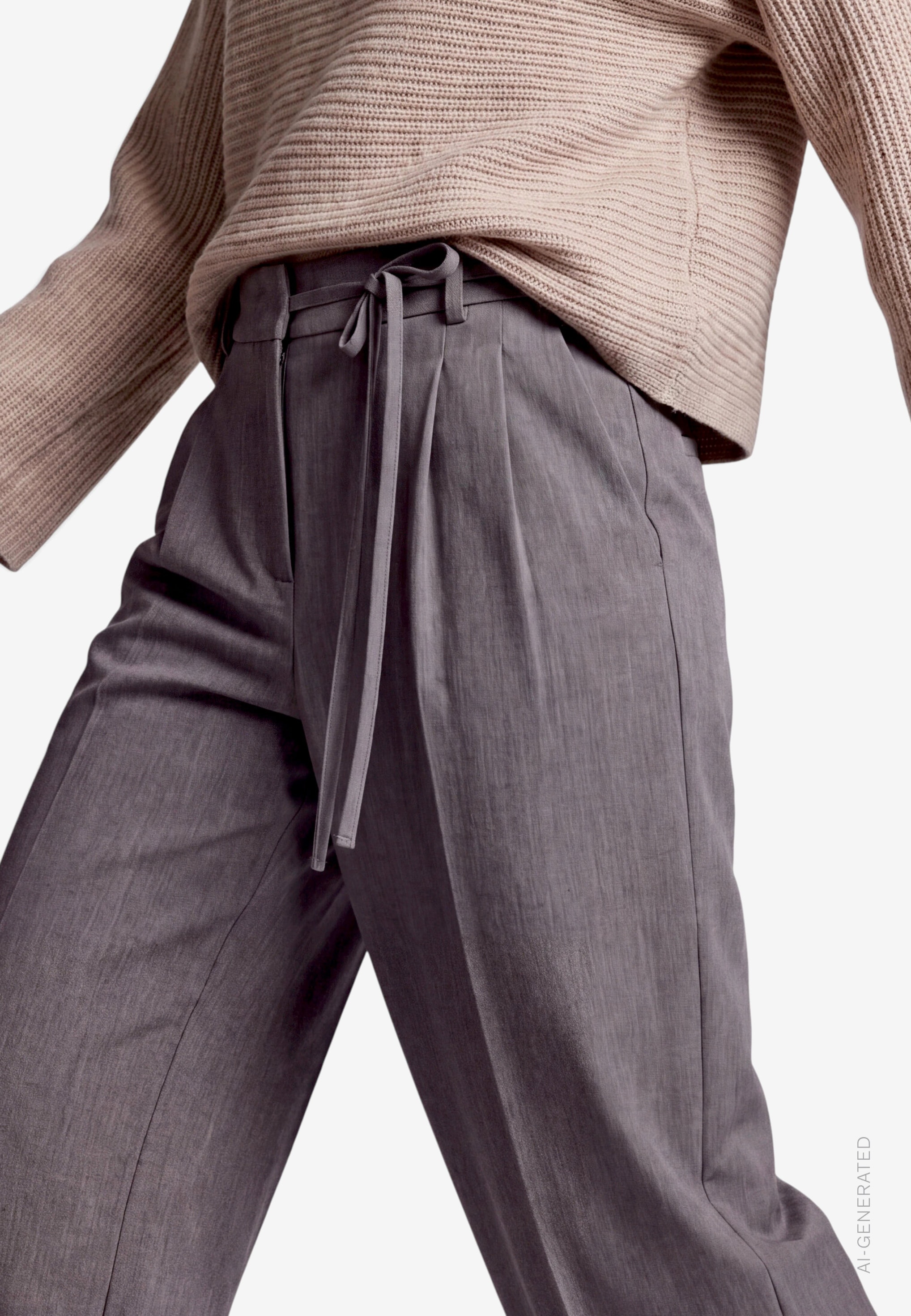 Zero Pantalon à pinces  Marlene-Hose / Straight Fit / mit Stretch und Viskose