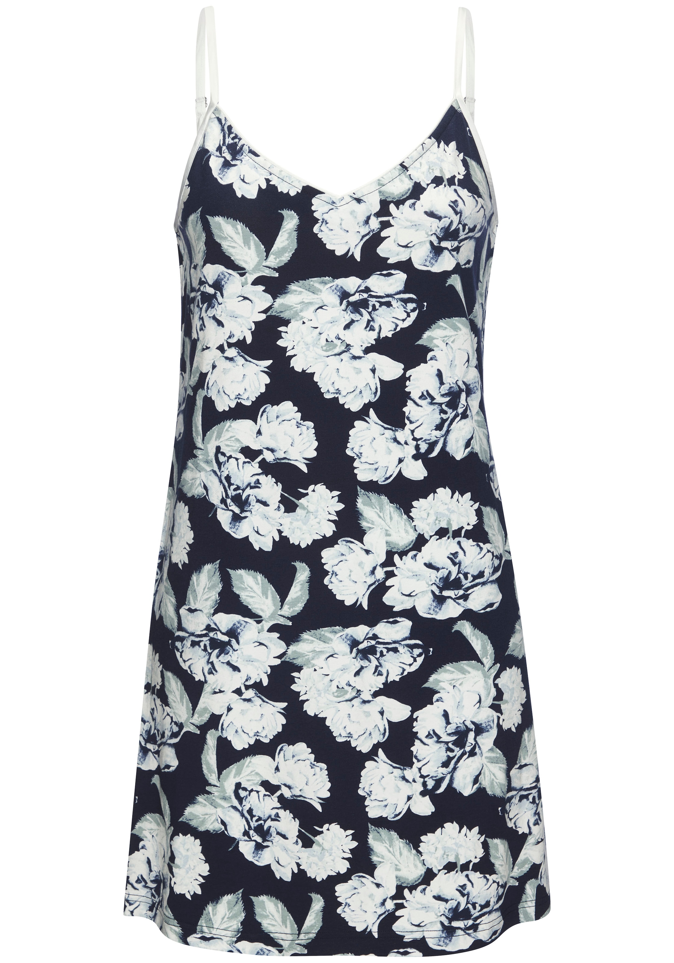 LASCANA Negligé mit schönem Blumenmuster
