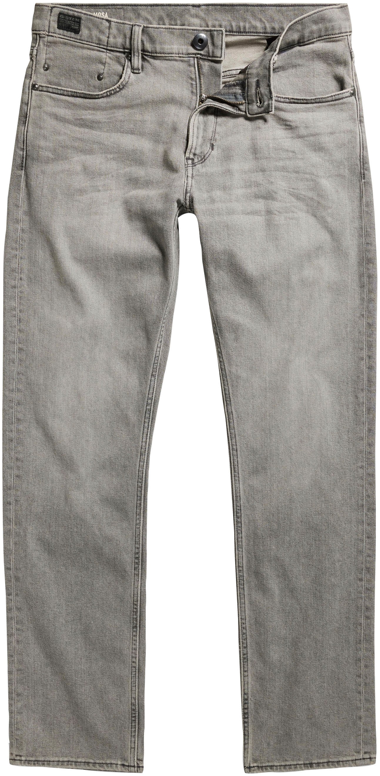 G-STAR Straight-Jeans »Mosa Straight« mit hellen Nähten