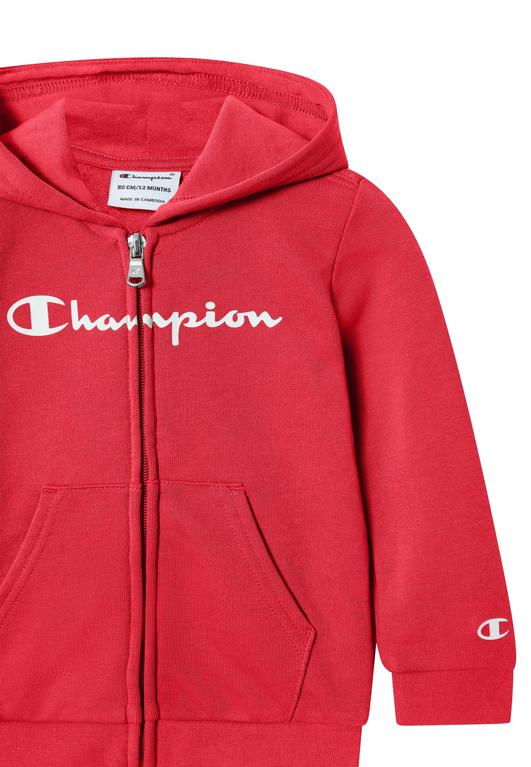 Champion Jogging »Hooded Full Zip Suit« 2 pièces mit Kapuze, mit durchgehendem Reissverschluss